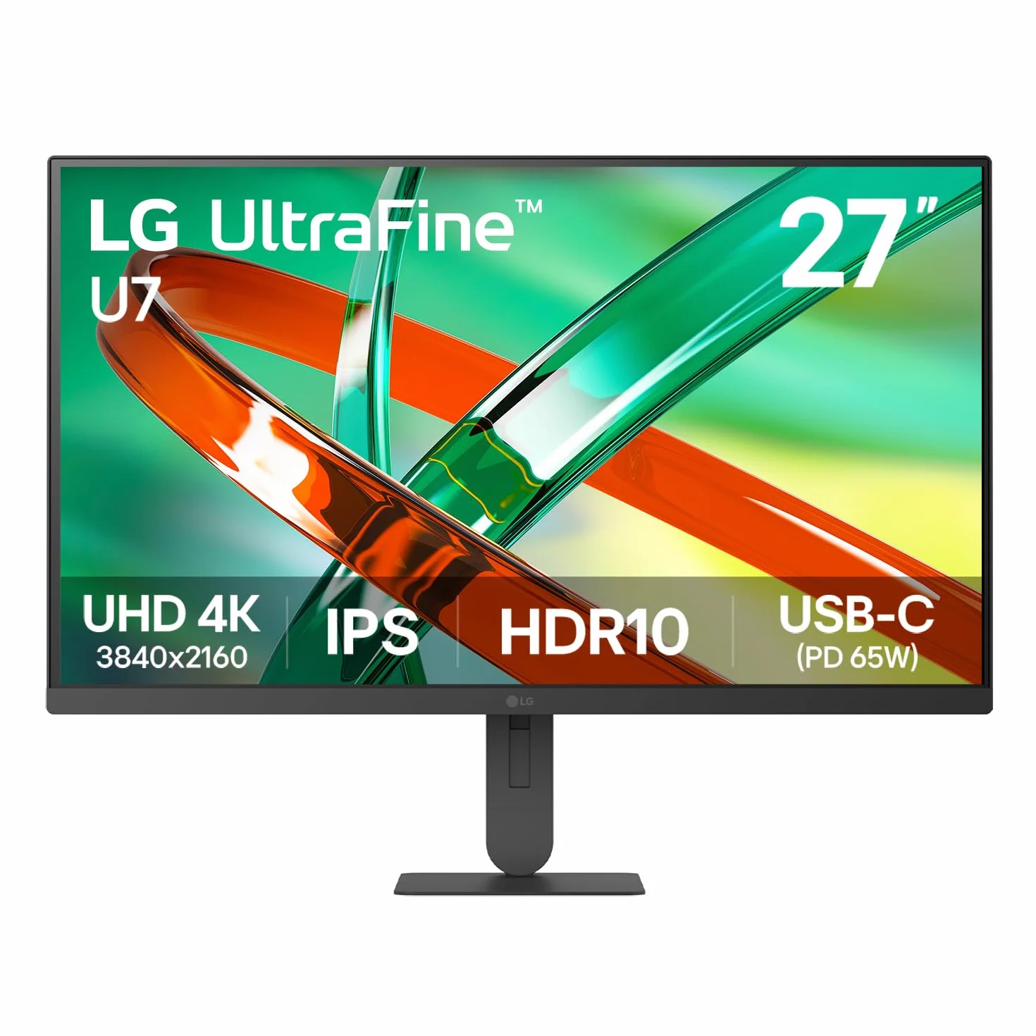 LG UltraFine 27U730B-B - U7 Series - LED monitor - 27 - 3840 x 2160 4K UHD [2160p] @ 60 Hz - IPS - 300 cd/m� - 1000:1 - HDR10 - 5 ms - HDMI, DisplayPort, USB-C