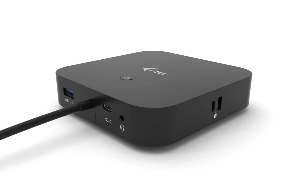 I-TEC USB-C HDMI DP Dock PD100W 2X LCD Dock + CHARGER-C112W