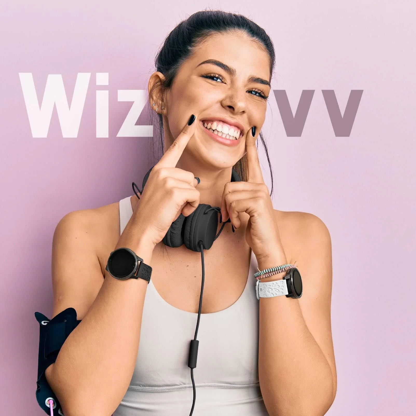 pasek do smartwatchy o szerokości 18 mm z grawerunkiem cętek lamparta, kompatybilny ze smartwatchami Garmin Venu 2S/Vivoactive 4S/Forerunner 55