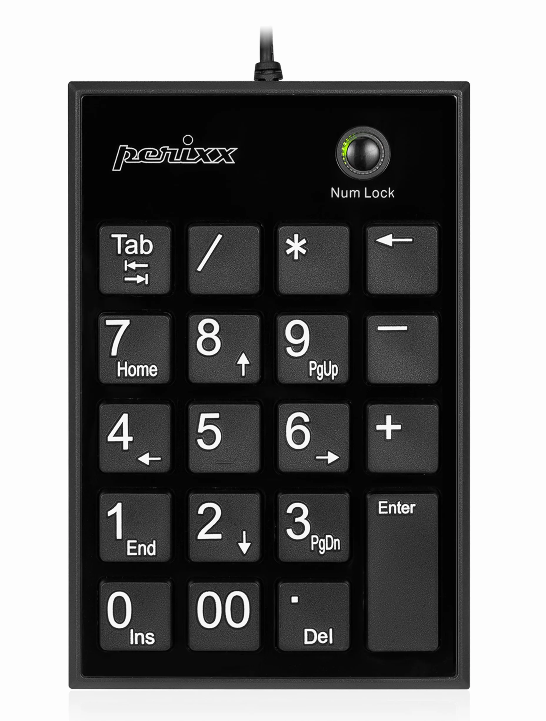 Perixx PERIPAD-202 U USB Nummernblock schwarz