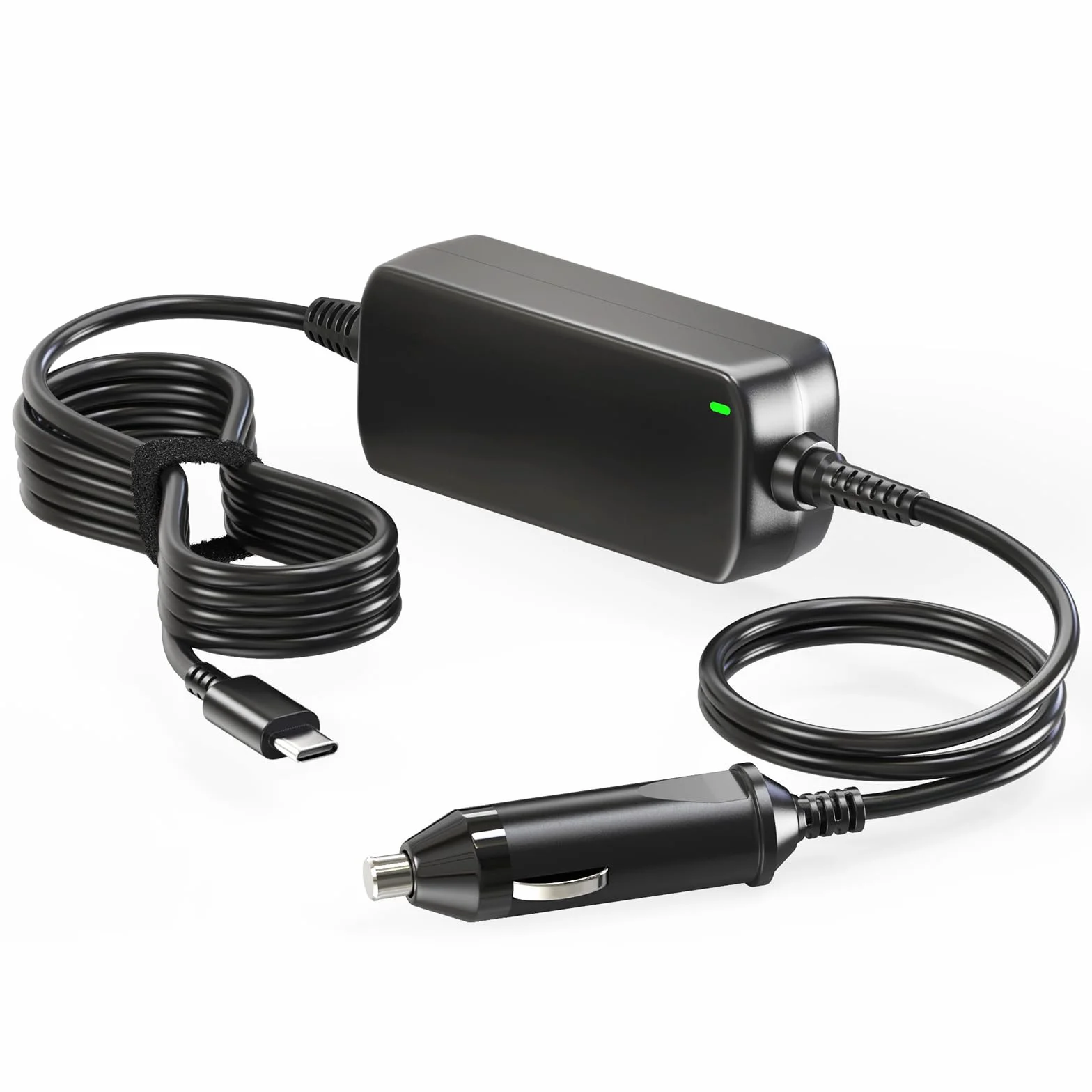 Zolt Ładowarka samochodowa USB C, 100 W, adapter 12-24 V DC do Lenovo Thinkpad HP Spectre Dell XPS Acer Asus Chromebook Samsung Macbook Pro Air Huawei Matebook