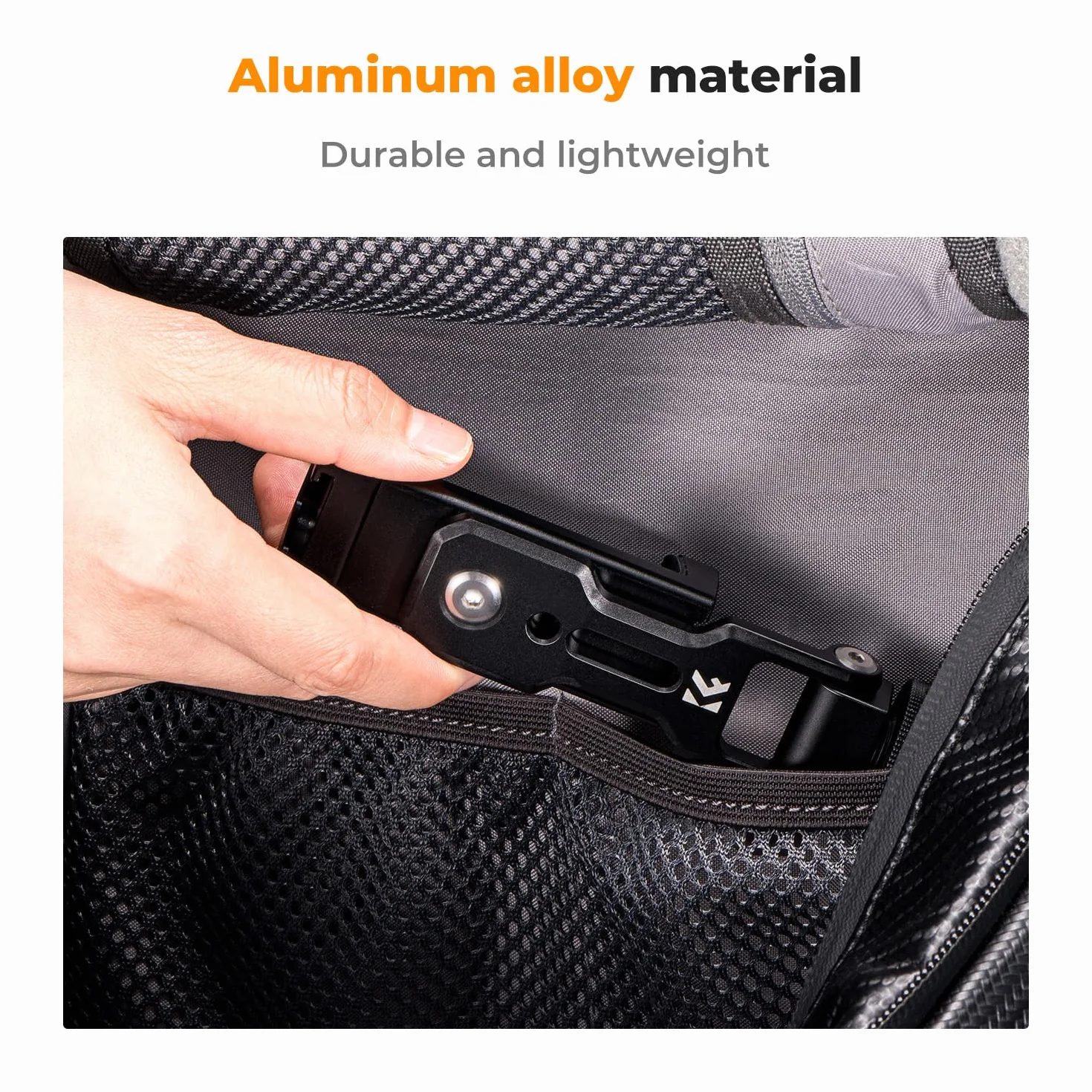 K&F Concept metalowy uchwyt telefonu na statyw, uniwersalny stojak na smartfon z 2 mocowaniami typu Cold Shoe, regulowany uchwyt na telefon do zdjęć poziomych i pionowych, kompatybilny z iPhone