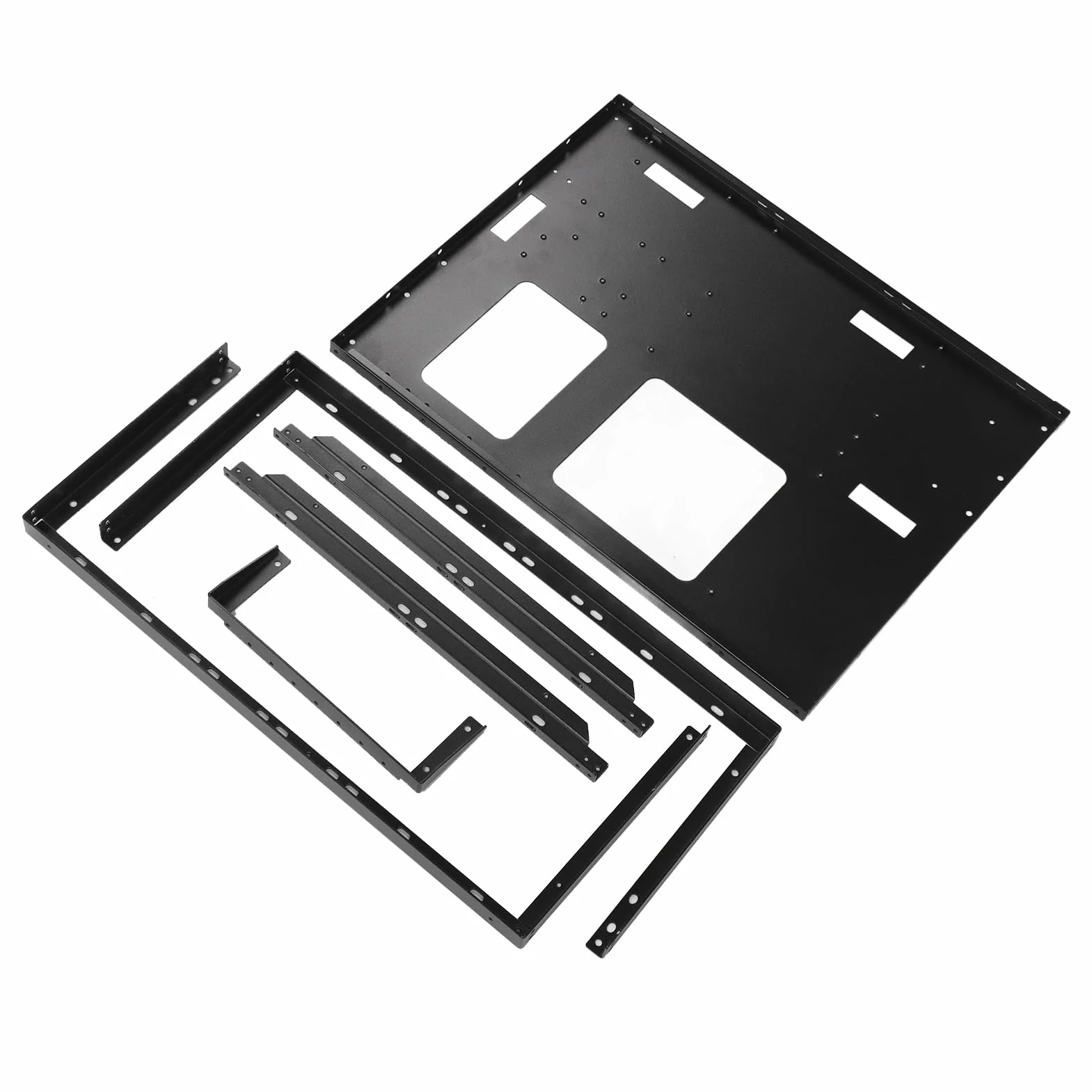 Komputer ATX Otwarty Stojak na płytę główną Trwała Konstrukcja Obsługuje Płyty X79 X99 do Układania w Stosy Systemów Gier Płyta Stalowa 435x340x195mm