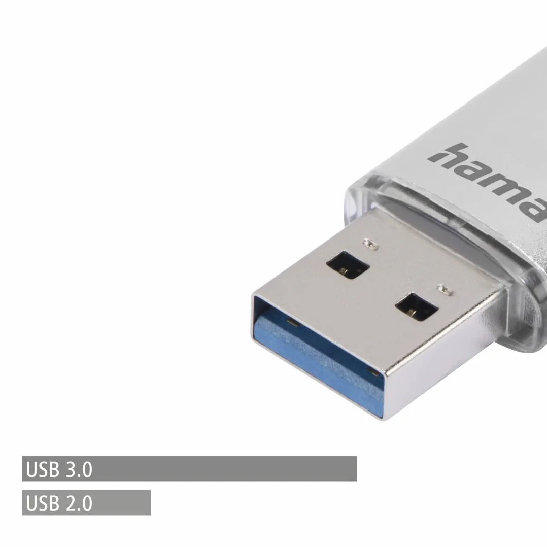 Hama C-Latea Pamięć USB C USB A 64 GB 40 MB/s Pendrive Srebrny
