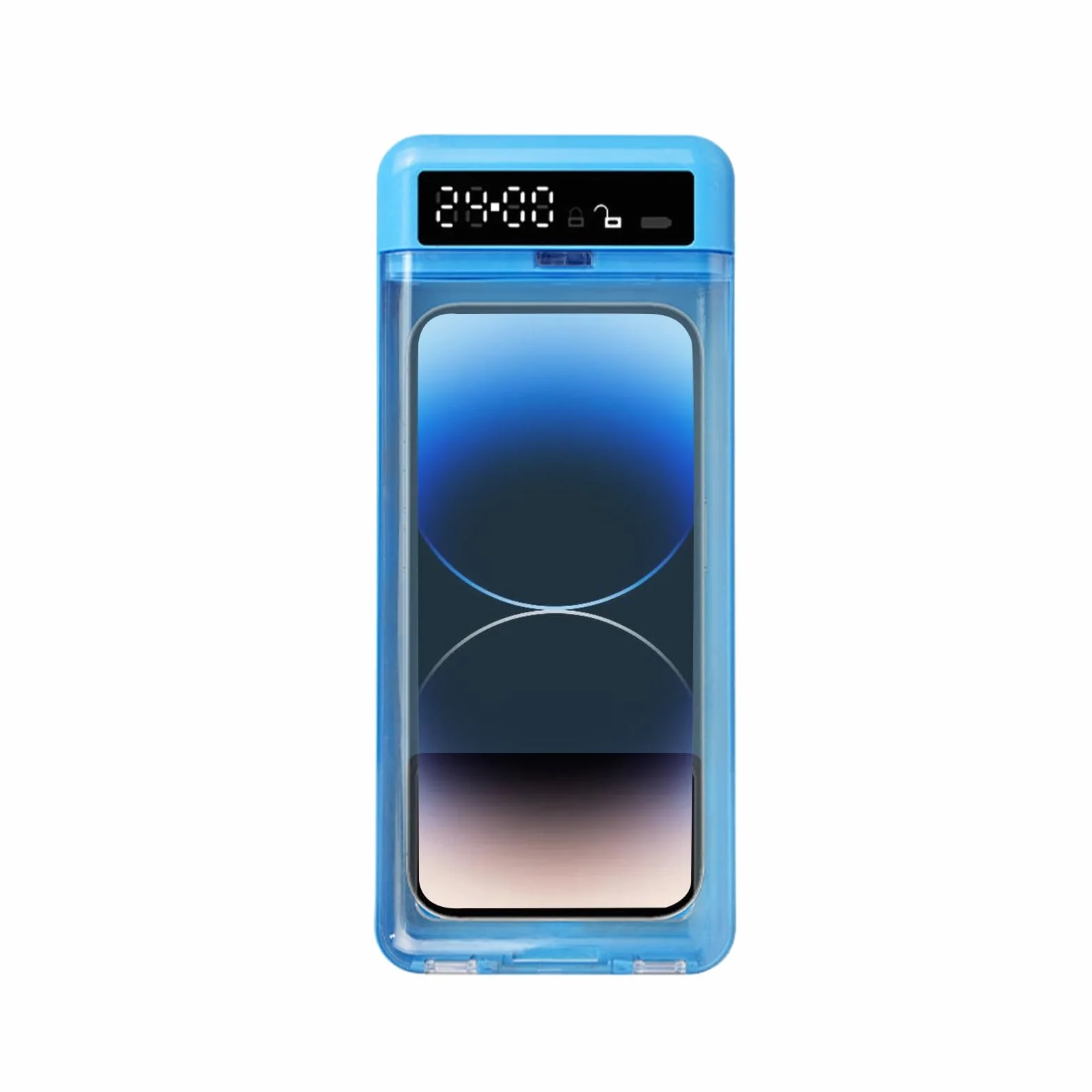Timer z blokadą – inteligentne etui na telefon komórkowy, bezpieczne przechowywanie do nauki i ustawiania ostrości, przenośny organizer samokontroli z cyfrowym czasem, sejf do klasy, sypialni