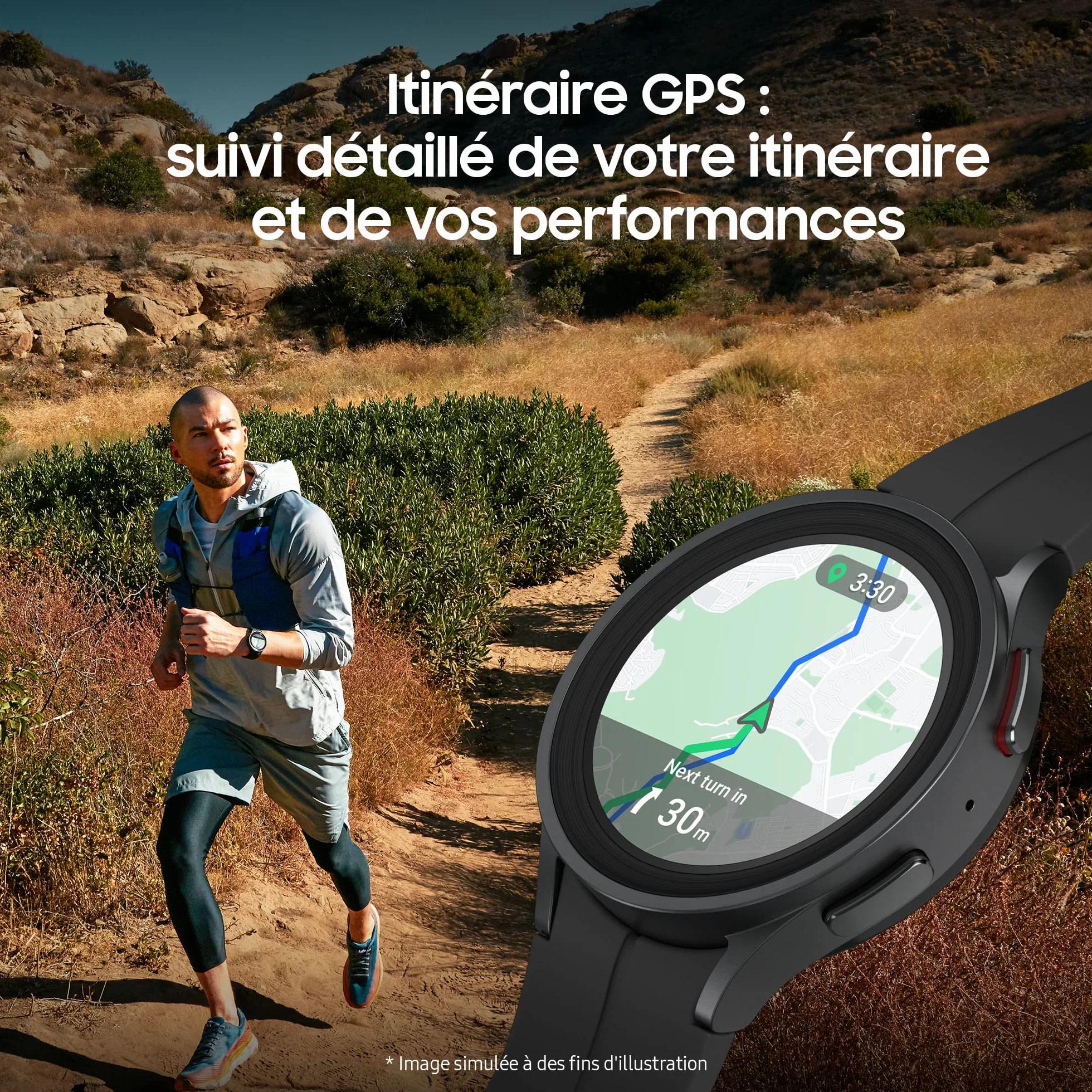SAMSUNG Galaxy Watch5 Pro inteligentny smartwatch, monitorowanie zdrowia, śledzenie stanu fizycznego, długa żywotność baterii, Bluetooth 45 mm, czarny, zegarek sportowy, 45mm - wersja PL