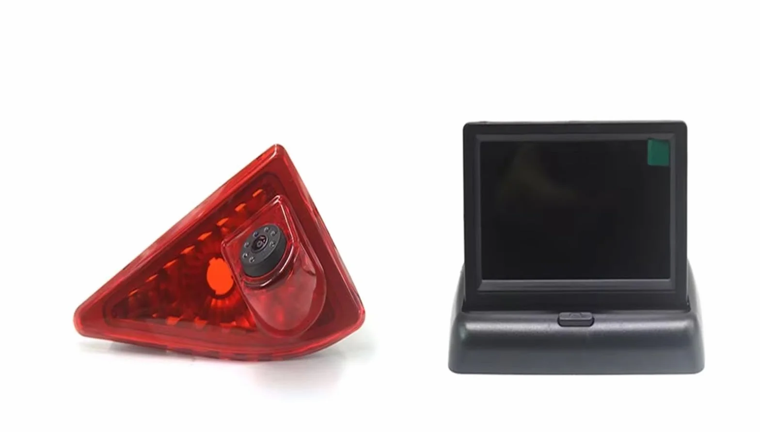 Zestaw kamer cofania do samochodu Master 3 z wbudowanym światłem stop i składanym wyświetlaczem TFT LCD