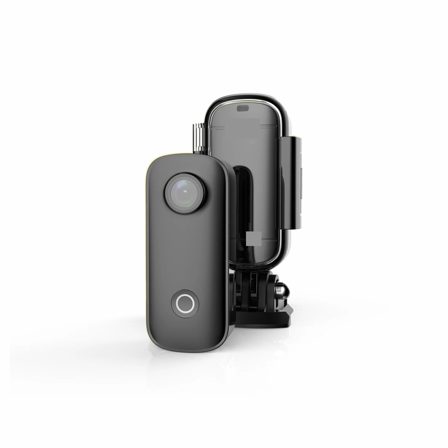 Kamera sportowa, Kamera akcji C100 4K wodoodporna kamera akcji sportowej rowerowy motocykle,do jazdy na rowerze, motocyklu(Black)