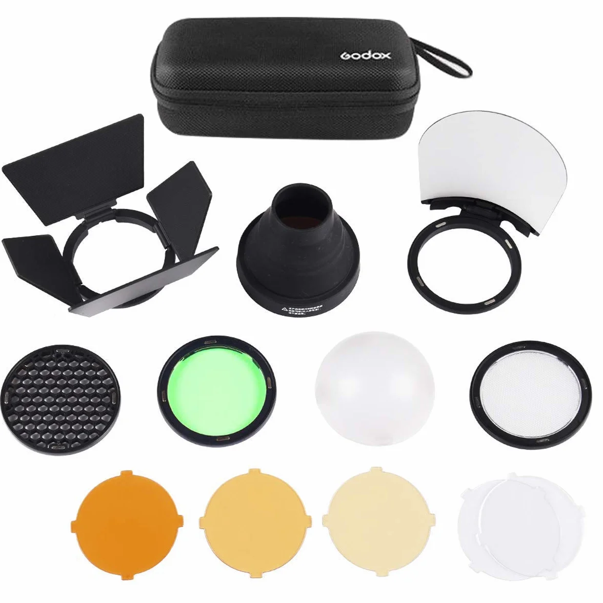 Godox AK-R1 Zestaw Akcesoriów do Okrągłej Głowicy S-R1 - Adapter do V860II TT685 TT600 Lampa Błyskowa + Dyfuzor NAMVO