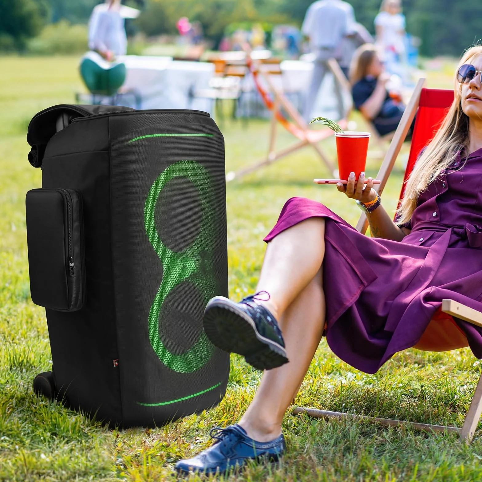 Pokrowiec ochronny z pełnym pokryciem do JBL PartyBox 520, siatka głośnika, zewnętrzny głośnik imprezowy, nylonowa osłona przeciwpyłowa do JBL PartyBox 520 akcesoria