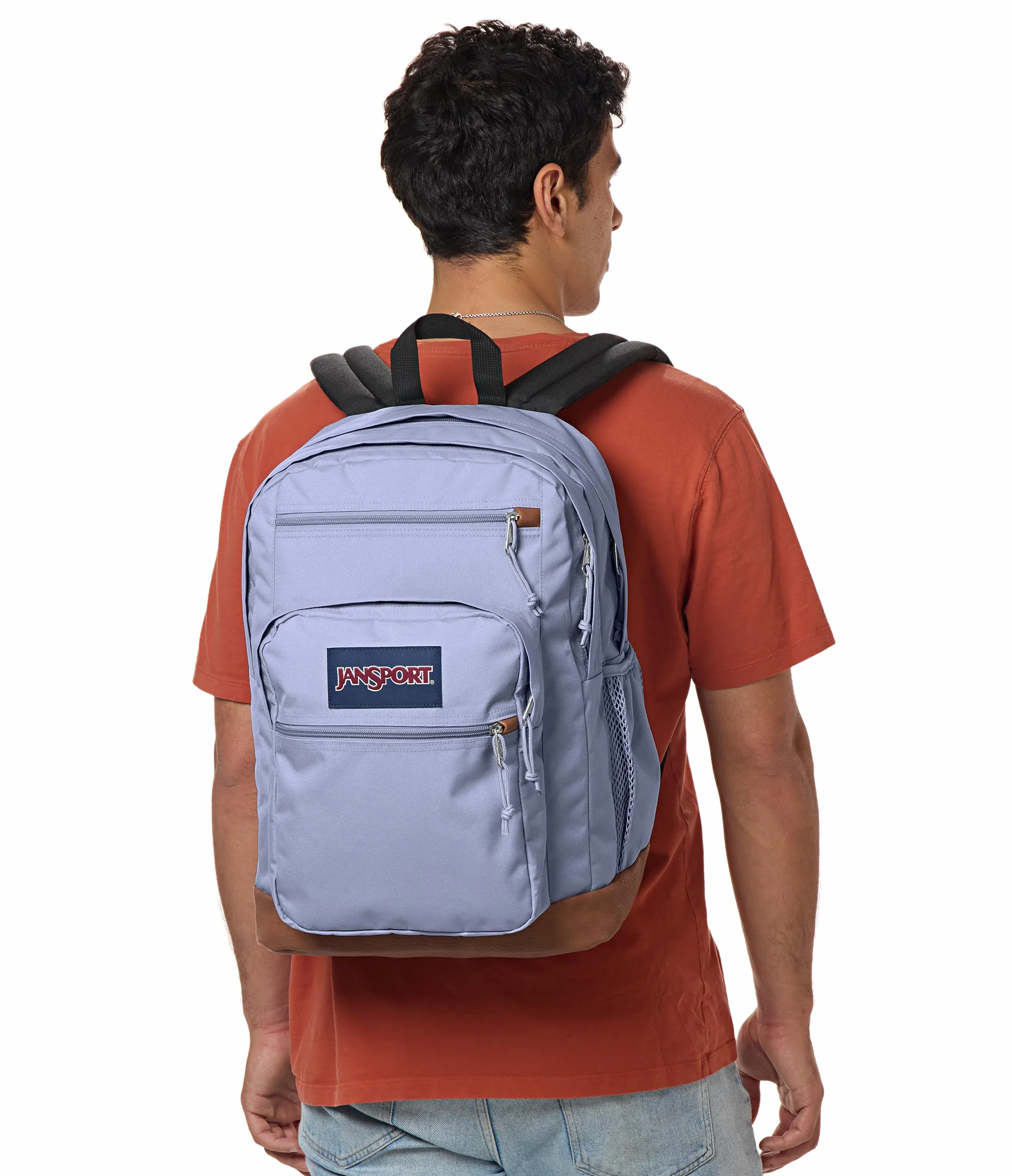 JanSport Fajny plecak z pokrowcem na laptopa 38.1 cm, duża torba na komputer z 2 przegródkami, ergonomiczne paski