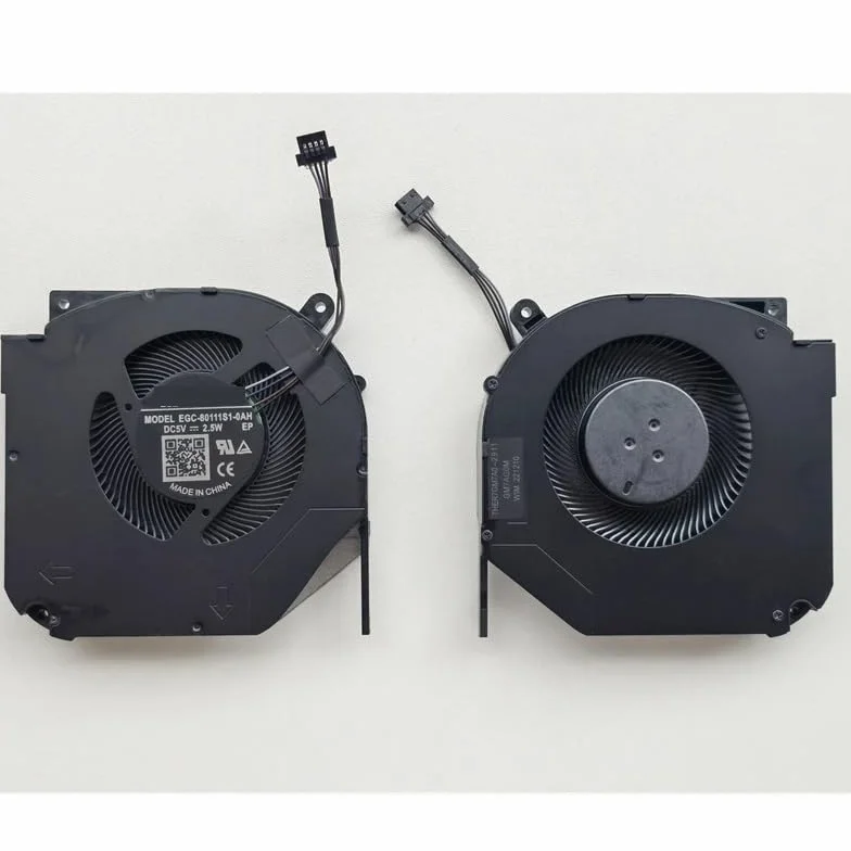Wentylator chłodzący do laptopa Schenker XMG Neo 15 gier THER7GM7A0-2911 GM7AG0M WINMA MODEL EGC-80111S1-0AH DC5V 2.5W(2 PCS)