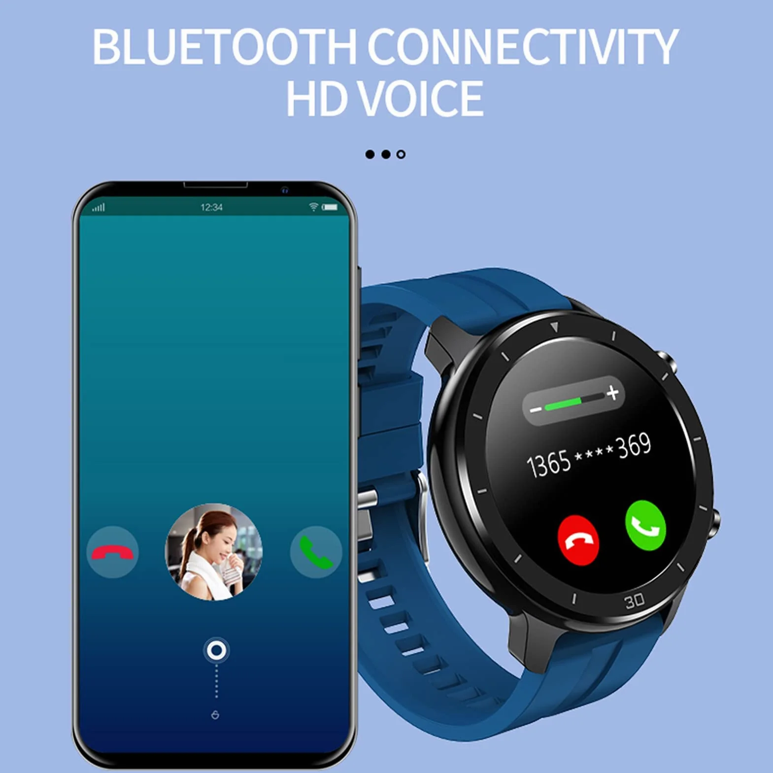 Inteligentny zegarek Bluetooth Call Fitness Tracker Zegarki dla mężczyzn/kobiet Inteligentny zegarek na telefony z systemem Android/iOS Android Zegarki do pomiaru ciśnienia krwi dla kobiet Zegarek