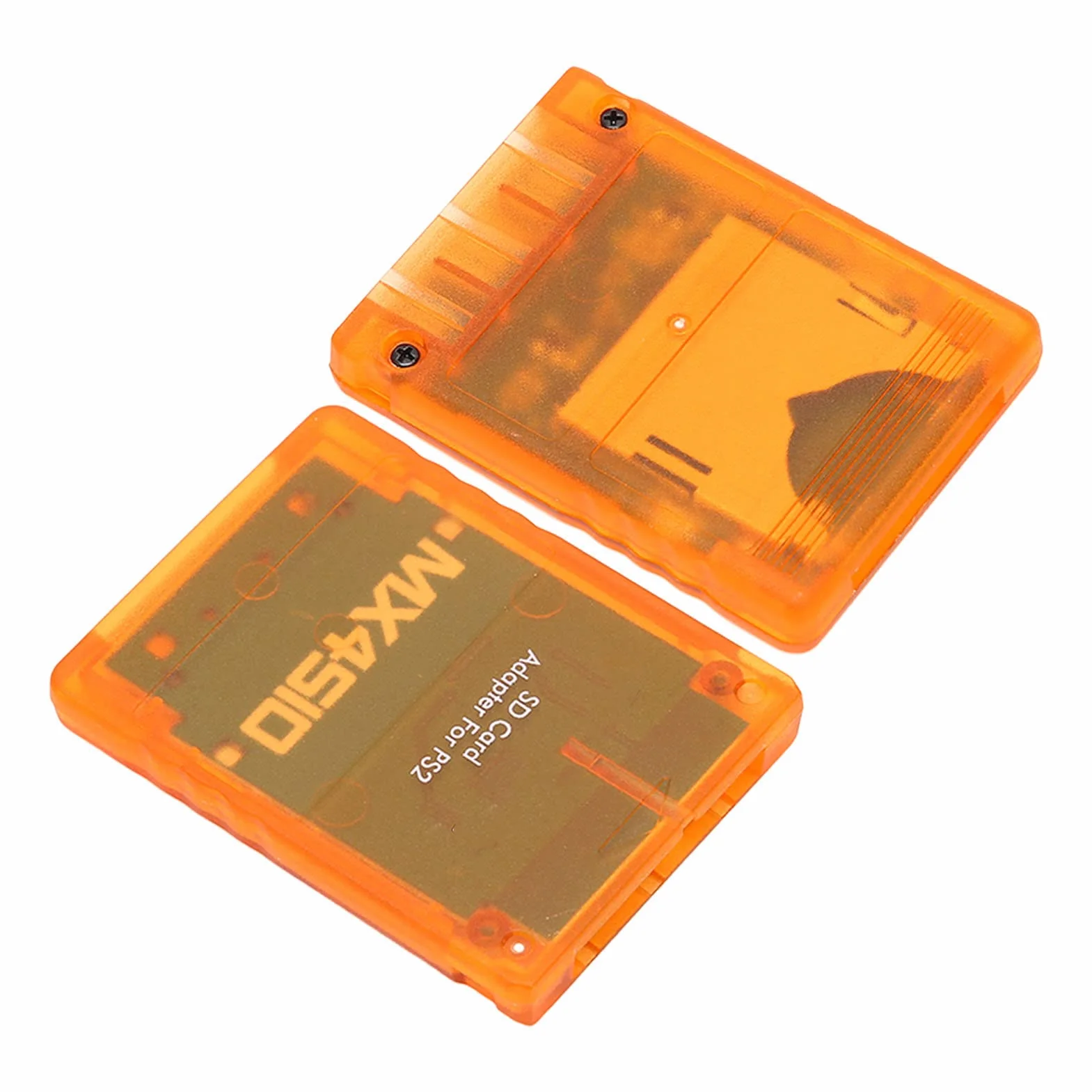 Adapter Karty Pamięci, Wymienny Adapter Czytnika Kart Pamięci do, Adapter Karty Pamięci Konsoli do Gier Bez Karty SD (Pomarańczowy)