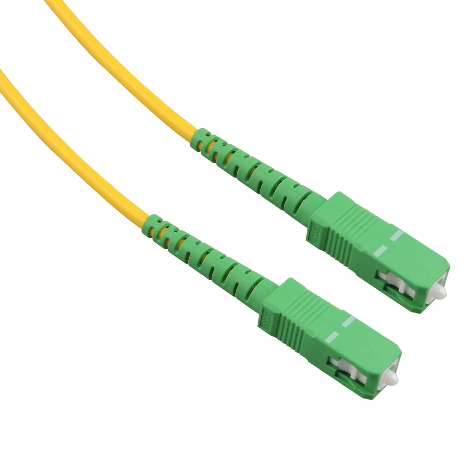 Jopto Kabel światłowodowy SC/APC do SC/APC Simplex Singlemode 9/125um LSZH kompatybilny z światłowodem do domu (FTTH, Fiber to The Home) (15M)