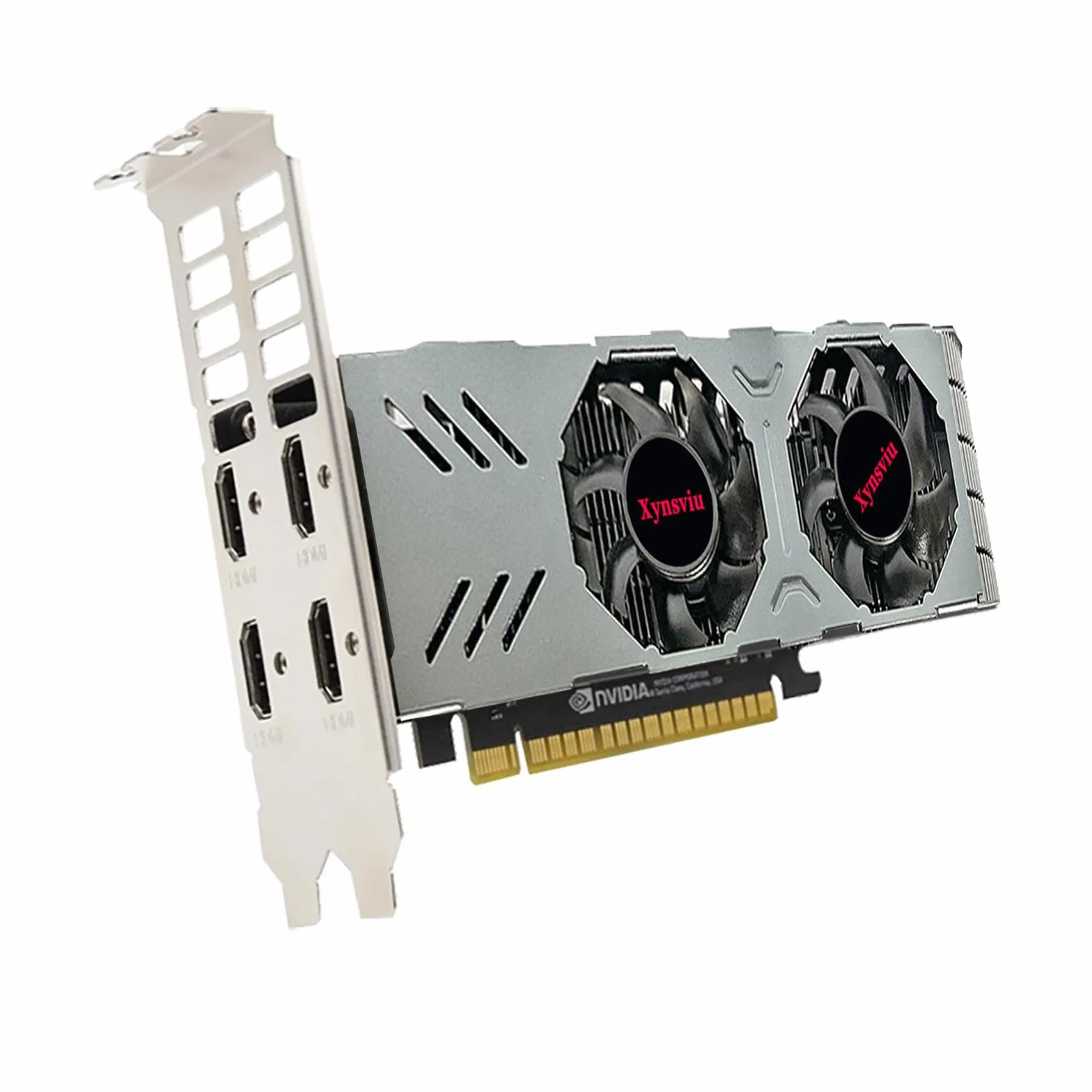 Karta graficzna GeForce GTX750 4G, GPU obsługuje HDMI 4 monitor wyjście komputera niskoprofilowa karta graficzna, tarjeta graficzna (GTX750 4G 4HDMI)