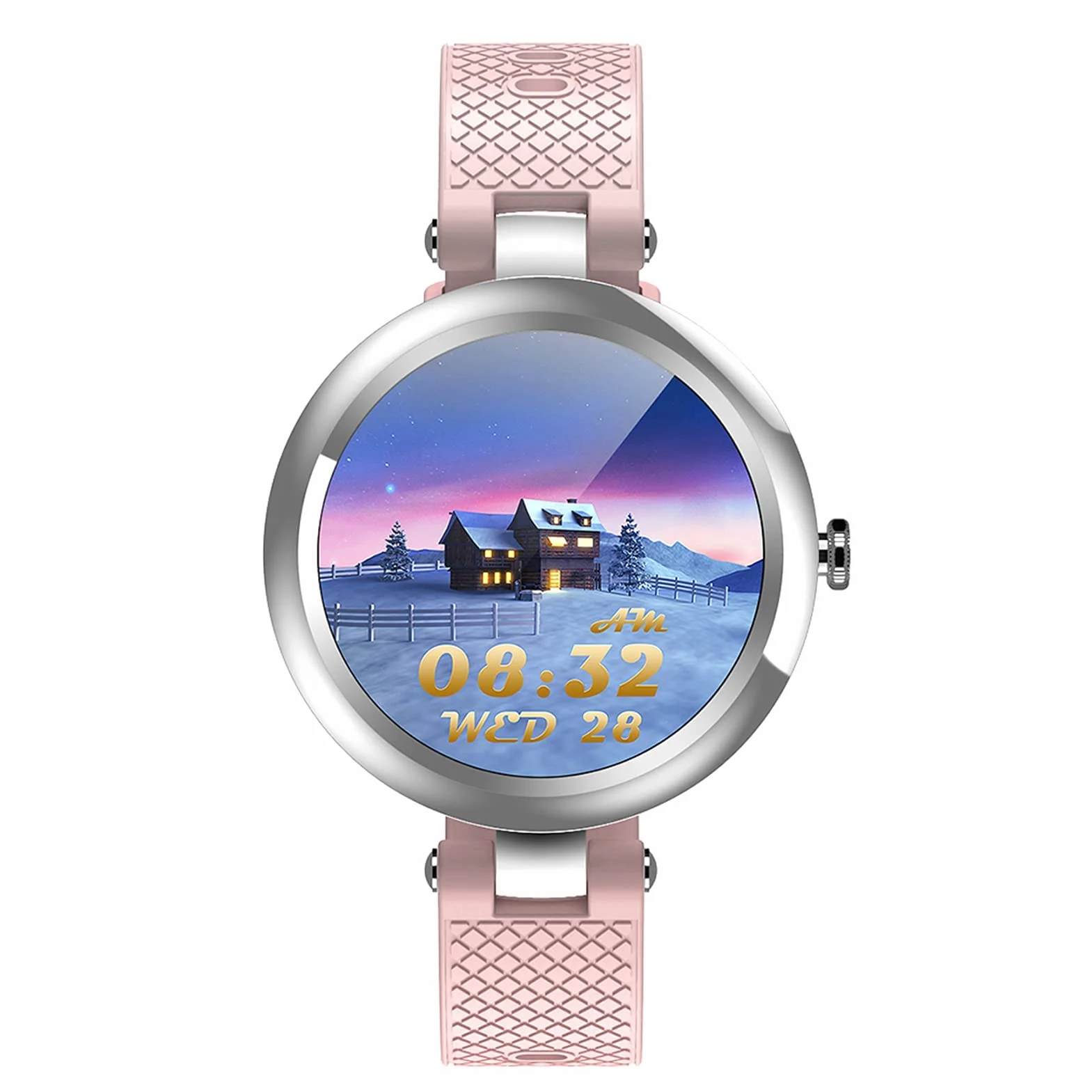 Inteligentny zegarek dla kobiet Inteligentne zegarki na telefony z systemem Android iOS Fitness Tracker z temperaturą ciała Tętno Ciśnienie krwi Monitor snu Smartwatch Kompatybilny Android iOS Złoty