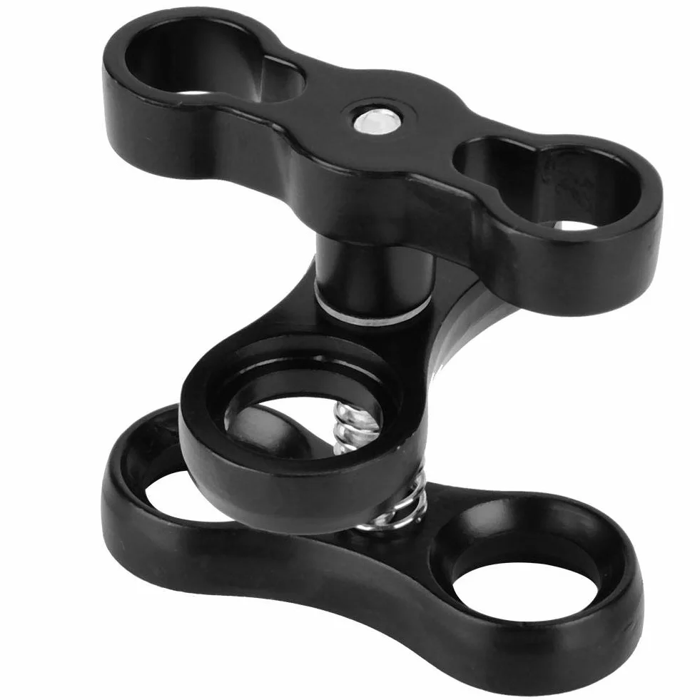 Światła nurkowe Butterfly Clip Arm Złącze przegubu kulowego Aluminiowa piłka do montażu na zacisku