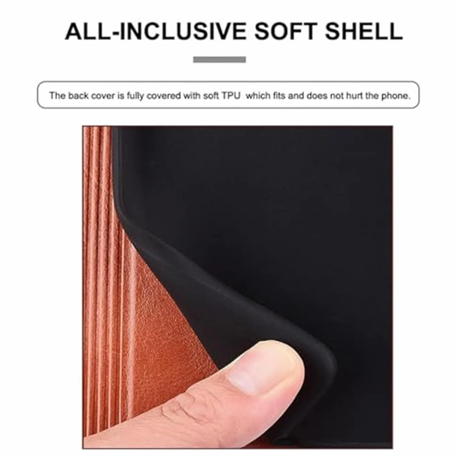 Generisch Etui ochronne do iPhone 17/17 Pro / 17 Pro Max/17 Air, oddzielne etui ze skóry na karty, smukłe etui, silikonowa, miękka krawędź (czerwone, 17 na maks.)