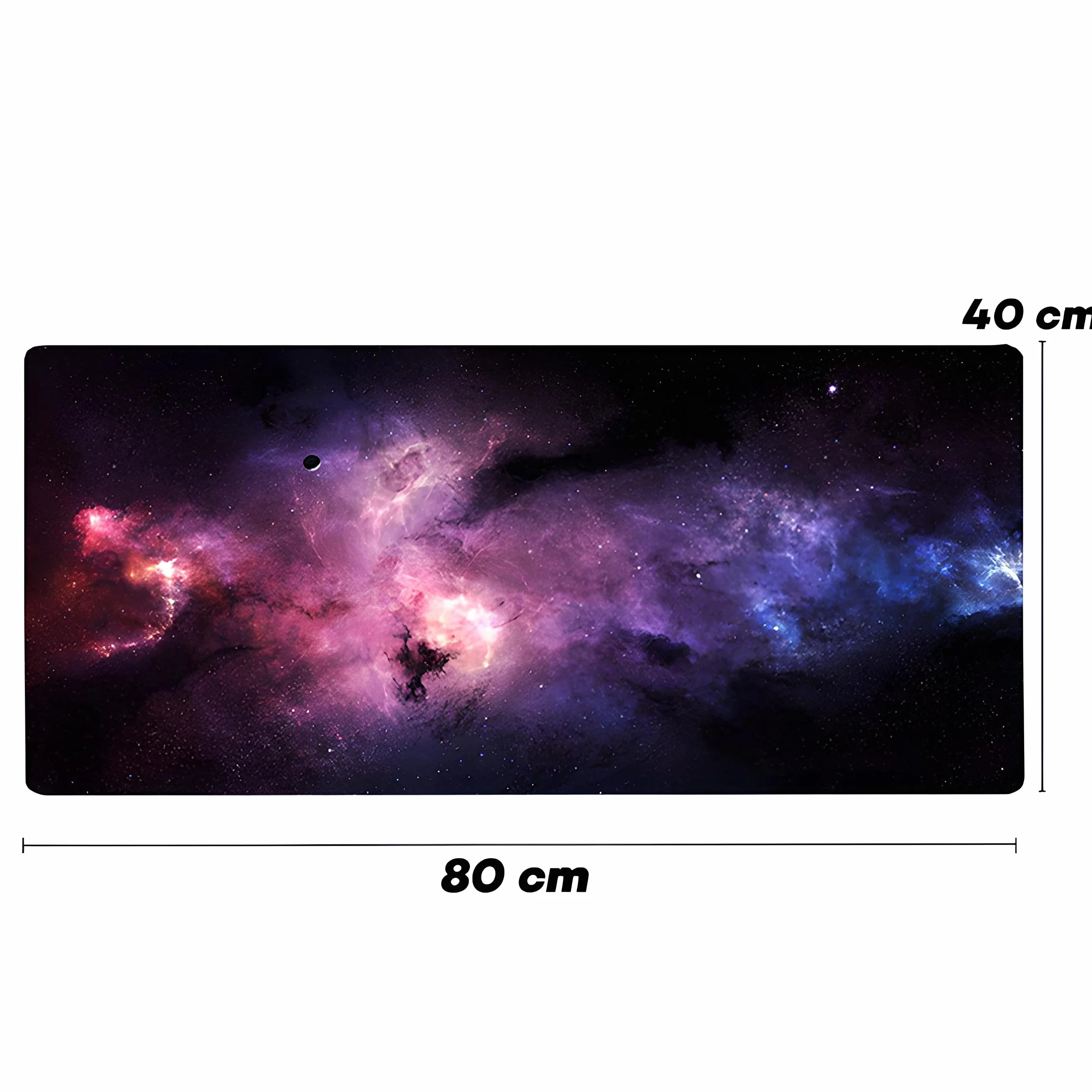 Retoo podkładka gamingowa pod mysz XXL 800 x 400 mm antypoślizgowa motyw kosmosu