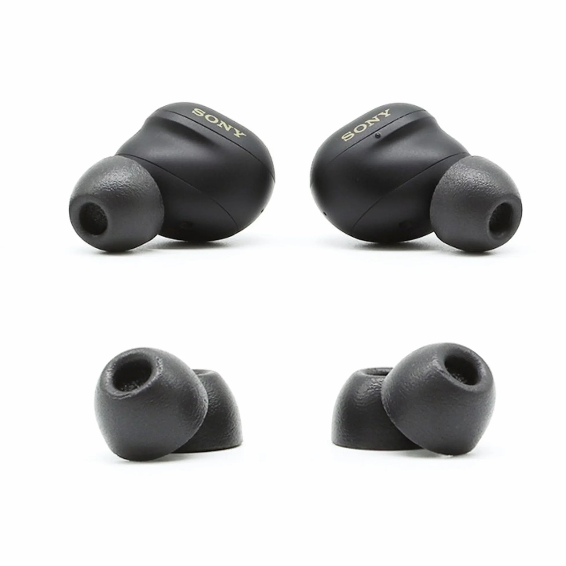 Comply 35-42332-11 Końcówki Słuchawkowe z Pianki z Pamięcią Kształtu do Sony True, Czarny, 2 Sztuki