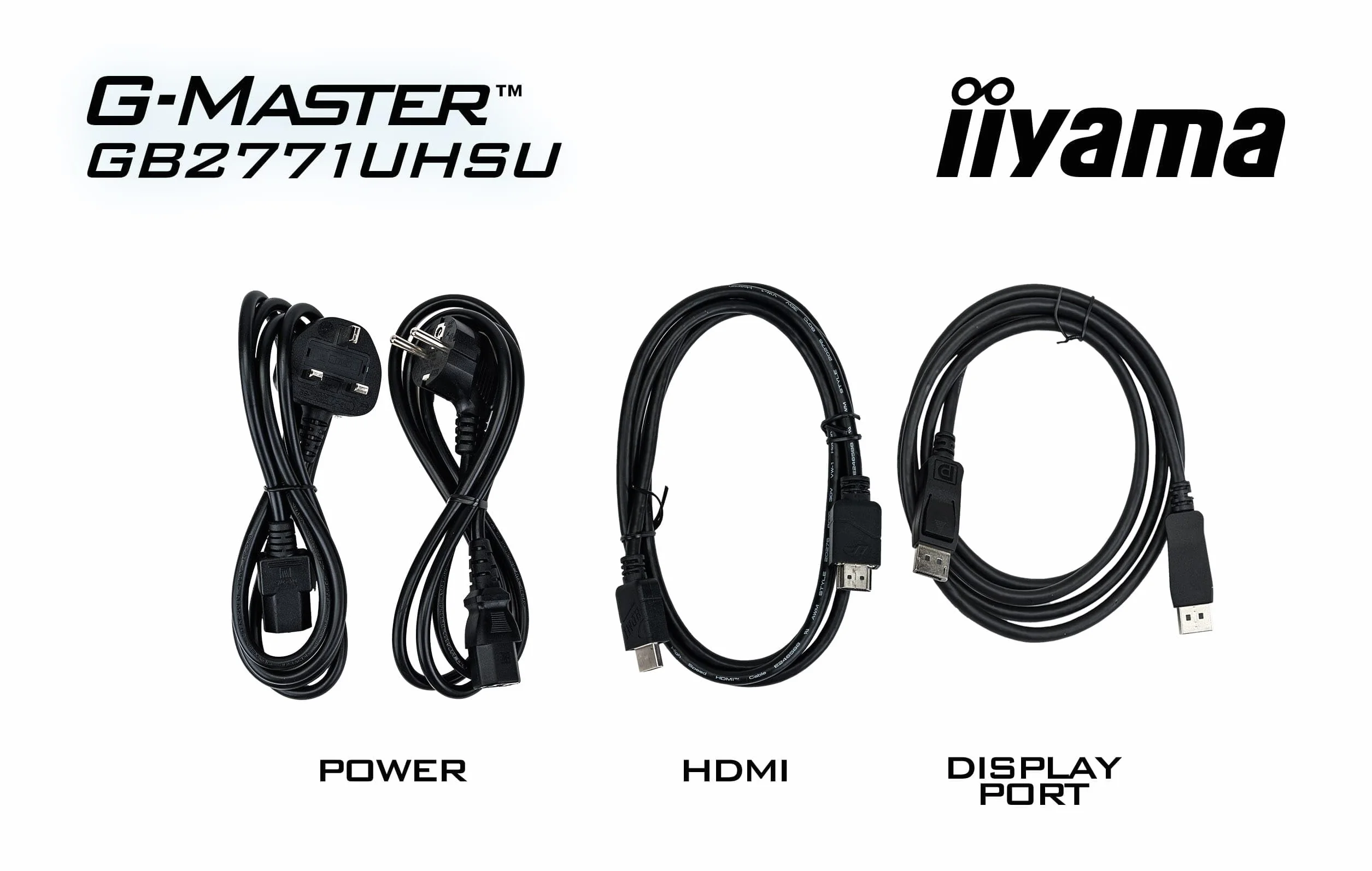 iiyama G-Master GB2771UHSU-B1 27 cali 144 Hz 4K 3840 x 2160, 0,8 ms, kompatybilny z AMD FreeSync Premium/NVIDIA G-SYNC, 2 x HDMI 2.1,1 x DisplayPort, HAS