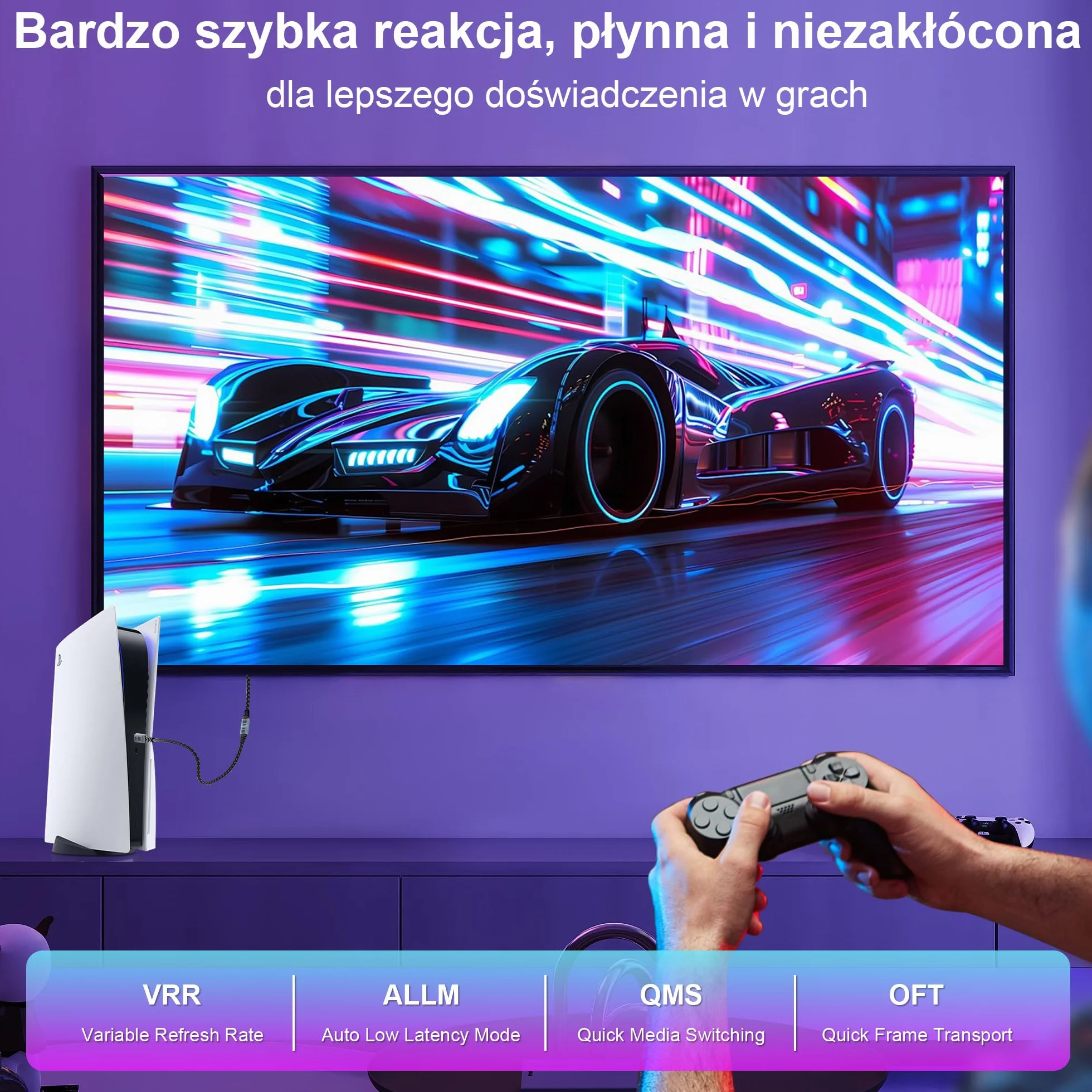 2 sztuki Kabel przedłużający HDMI 2.2 CABLAPTOP,2 m,ultra wysoka prędkość 96 Gbps,16K/8K@60Hz 4K@120Hz/480Hz,obsługuje eARC i HDCP 2.3,synchronizuje dźwięk i obraz Ultra HD,adapter męsko-żeński