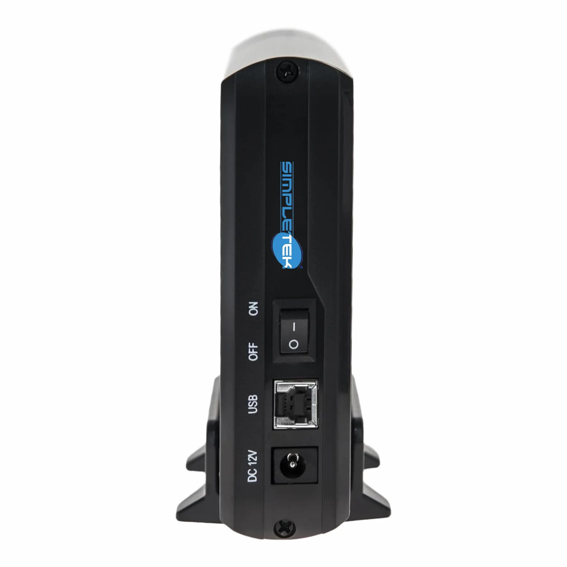 SIMPLETEK Zewnętrzny dysk twardy 3 TB USB 3.2 Gen 1 z zewnętrznym zasilaczem, kompatybilny z każdym komputerem/serwerem (odnowiony)