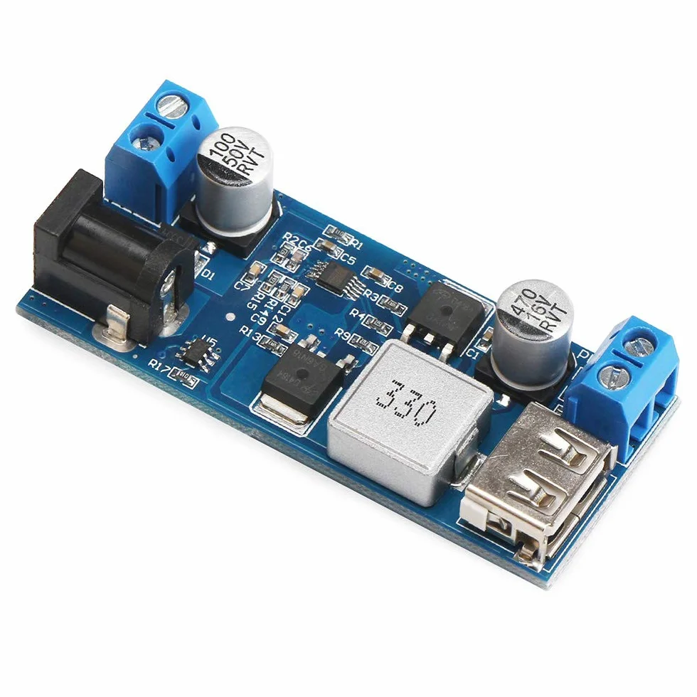 Konwerter Zasilacz Step-Down 12 V / 24 V do 5 V 5 A - Regulator Napięcia DC 9 V-36 V Wejście do DC 5 V-5,3 V 3,5-6 A Transformator