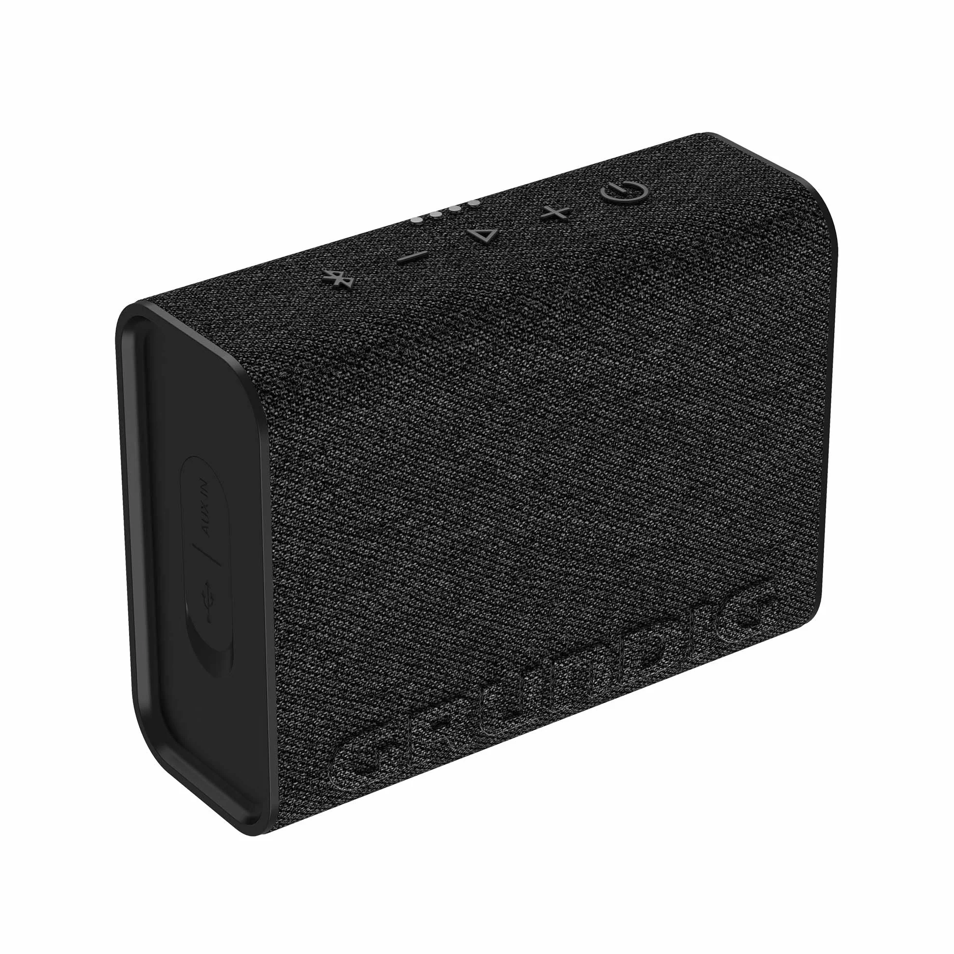 Grundig Głośnik Bluetooth Solo 2, 4,3 W RMS, Bluetooth V5.3, Zasięg do 30 m, ponad 18 Godzin Pracy na Baterii, Funkcja Power Banku, Zestaw Głośnomówiący, Obudowa Odporna na Zachlapania, Czarny