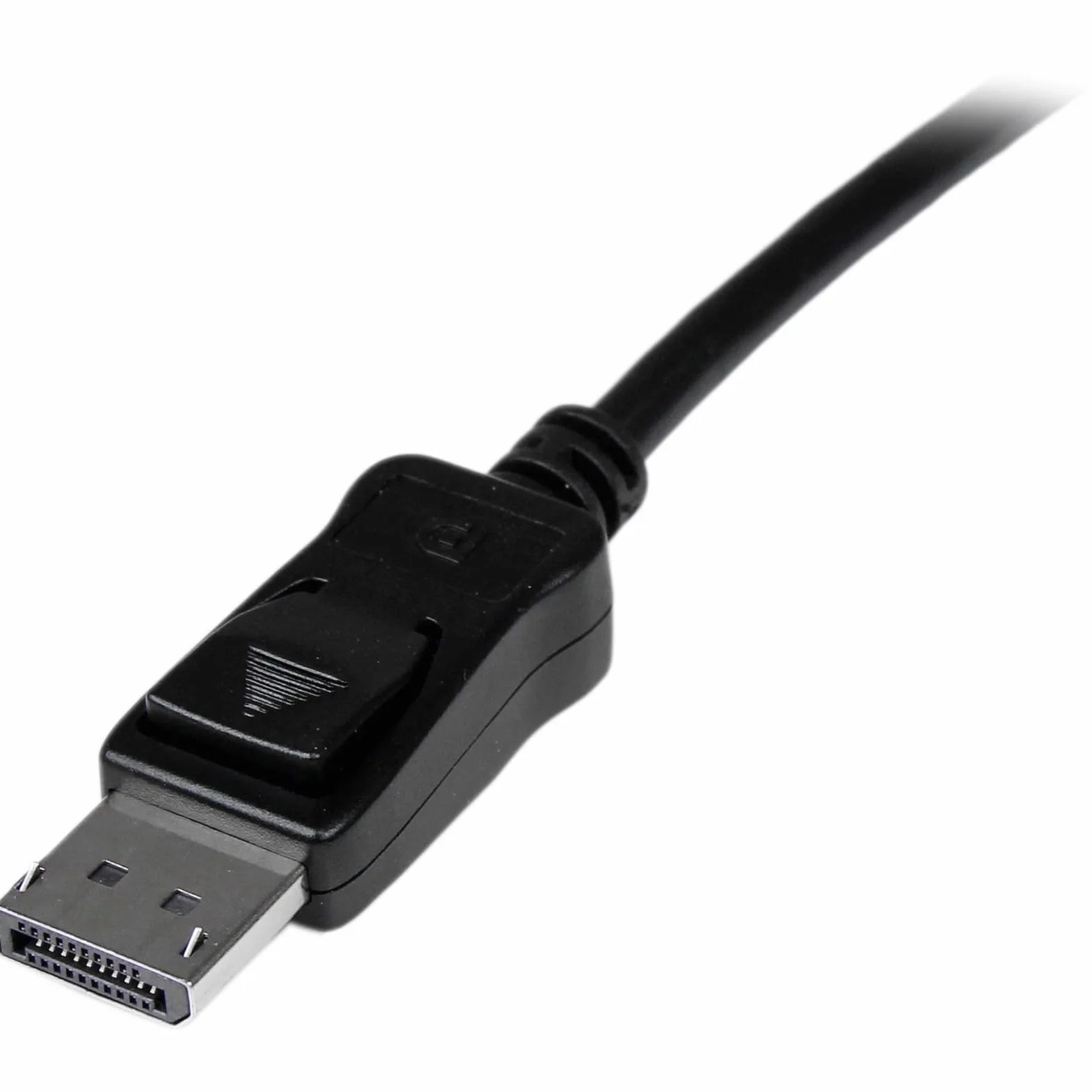 StarTech.com Kabel DisplayPort 15 ft z blokadami - aktywny - 2560 × 1600 - DPCP i HDCP - Męski do męskiego kabla do monitoringu wideo DP (DISPL15MA), 50 ft/15 m (aktywny), czarny