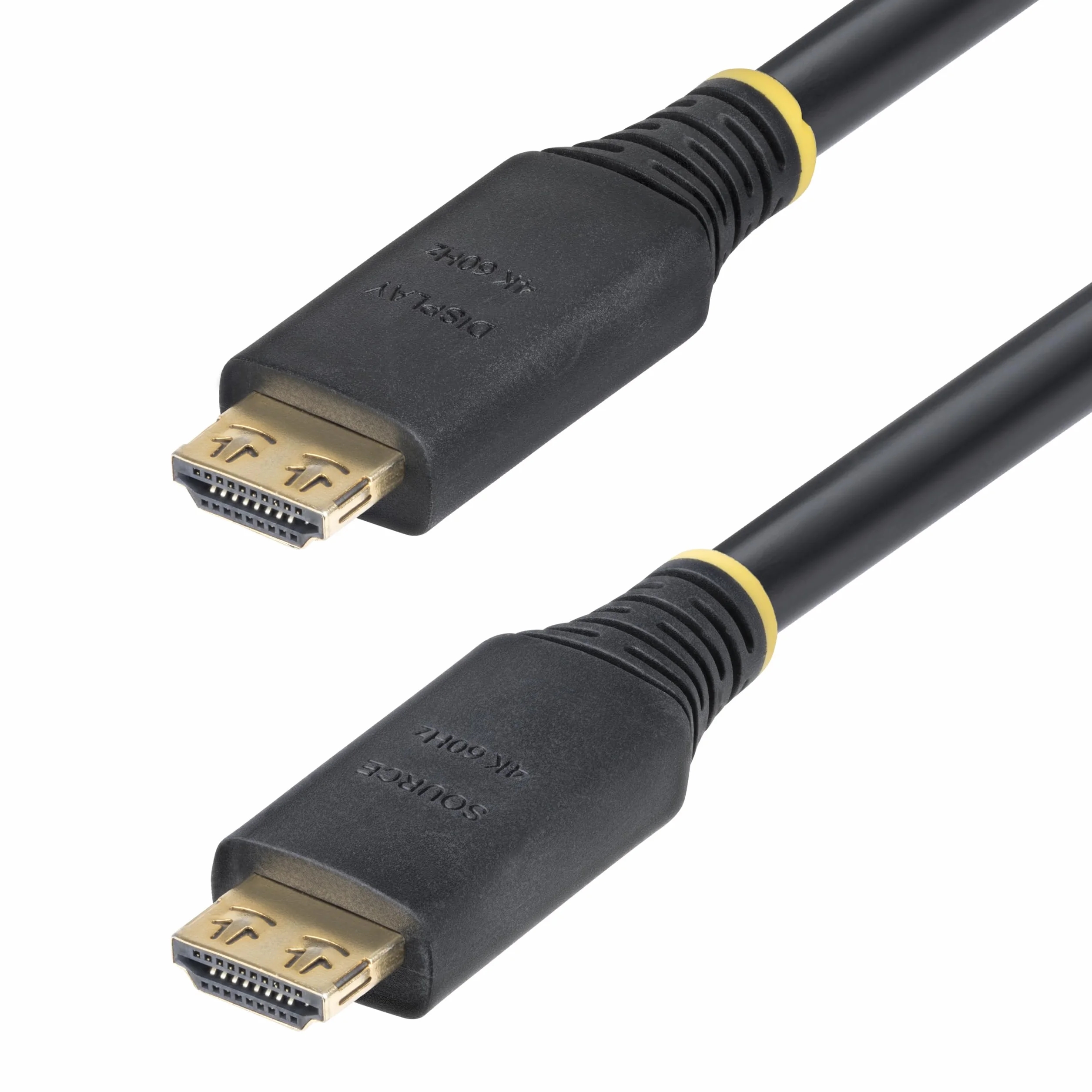 StarTech. com Aktywny kabel HDMI o wysokiej prędkości 10 m ze złączami chwytającymi, 4K 60Hz/1440p 144Hz, 18 Gb/s, przewód HDMI UHD, kurtka TPE