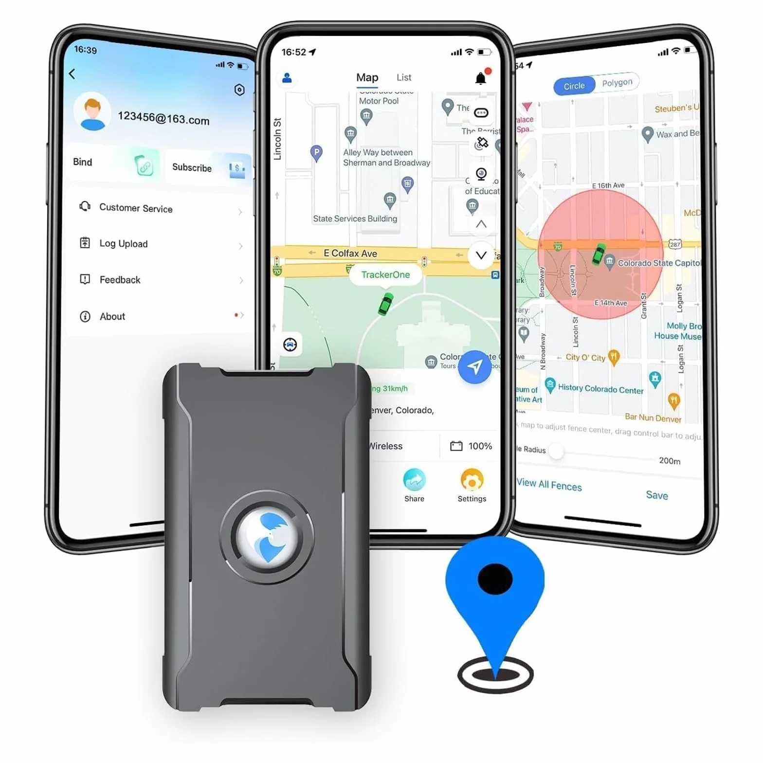 GPS Tracker, karta SIM wliczona w cenę miesięczną Wymagane pełne globalne zasięgnięcie, akumulator 6000mAh, natychmiastowe aktualizacje 10S, Geo-ogrodzenie, zdalny tracker pojazdów anty kradzieży
