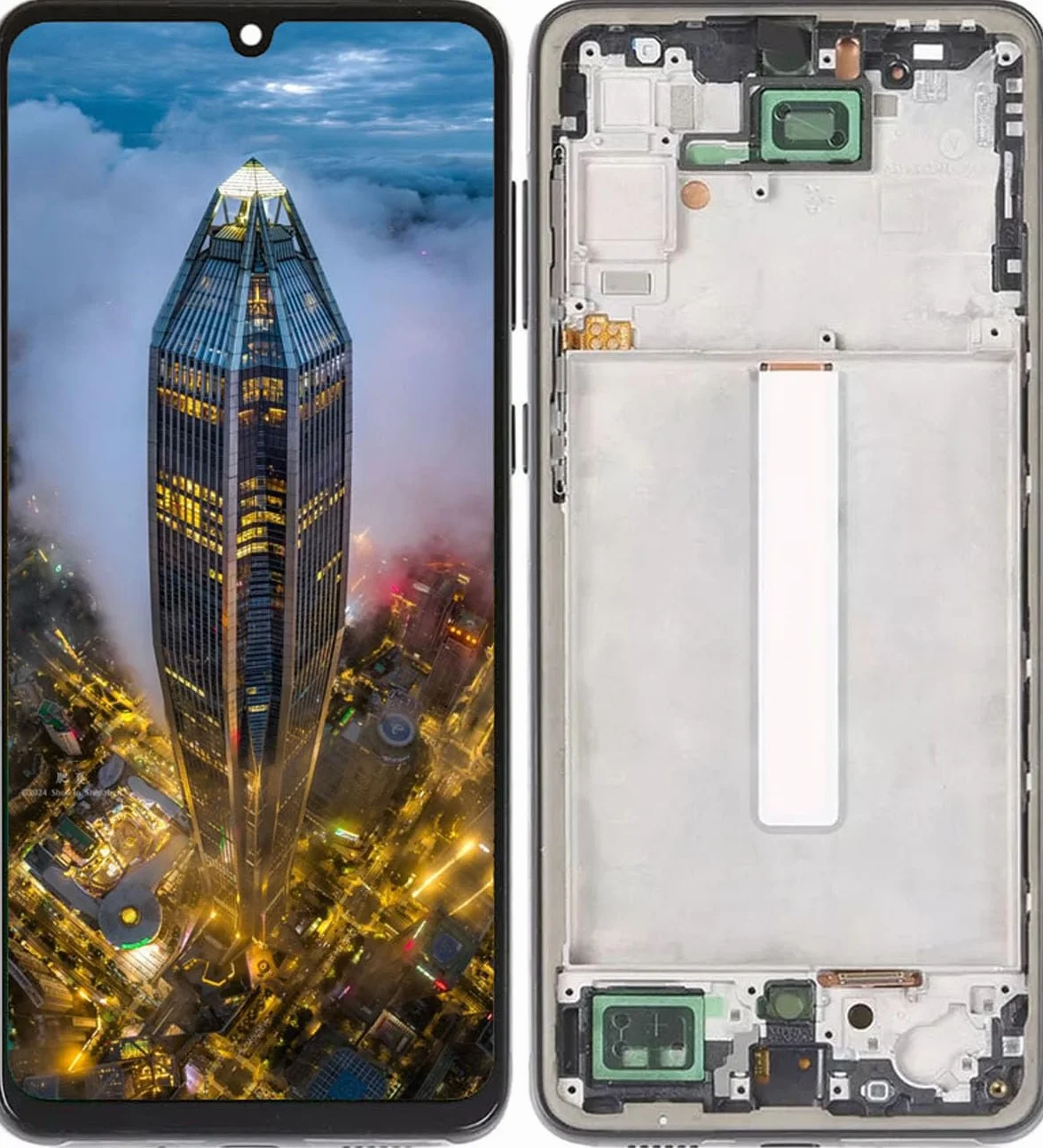 (bez odcisków palców) zespół wyświetlacza LCD do Samsung Galaxy A33 5G SM-A336B/DSN, A336E, A336B, A336M, A3360 zestaw do wymiany ekranu (czarny)