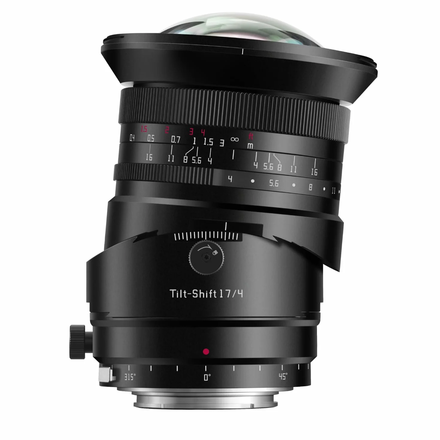 TTARTISAN Tilt-Shift obiektyw F4 17 mm do kamer NZ Mount, ultraszerokokątny z ręcznym ustawianiem ostrości, przesunięcie ± 8 mm, 10 przysłon, profesjonalny obiektyw architektoniczny