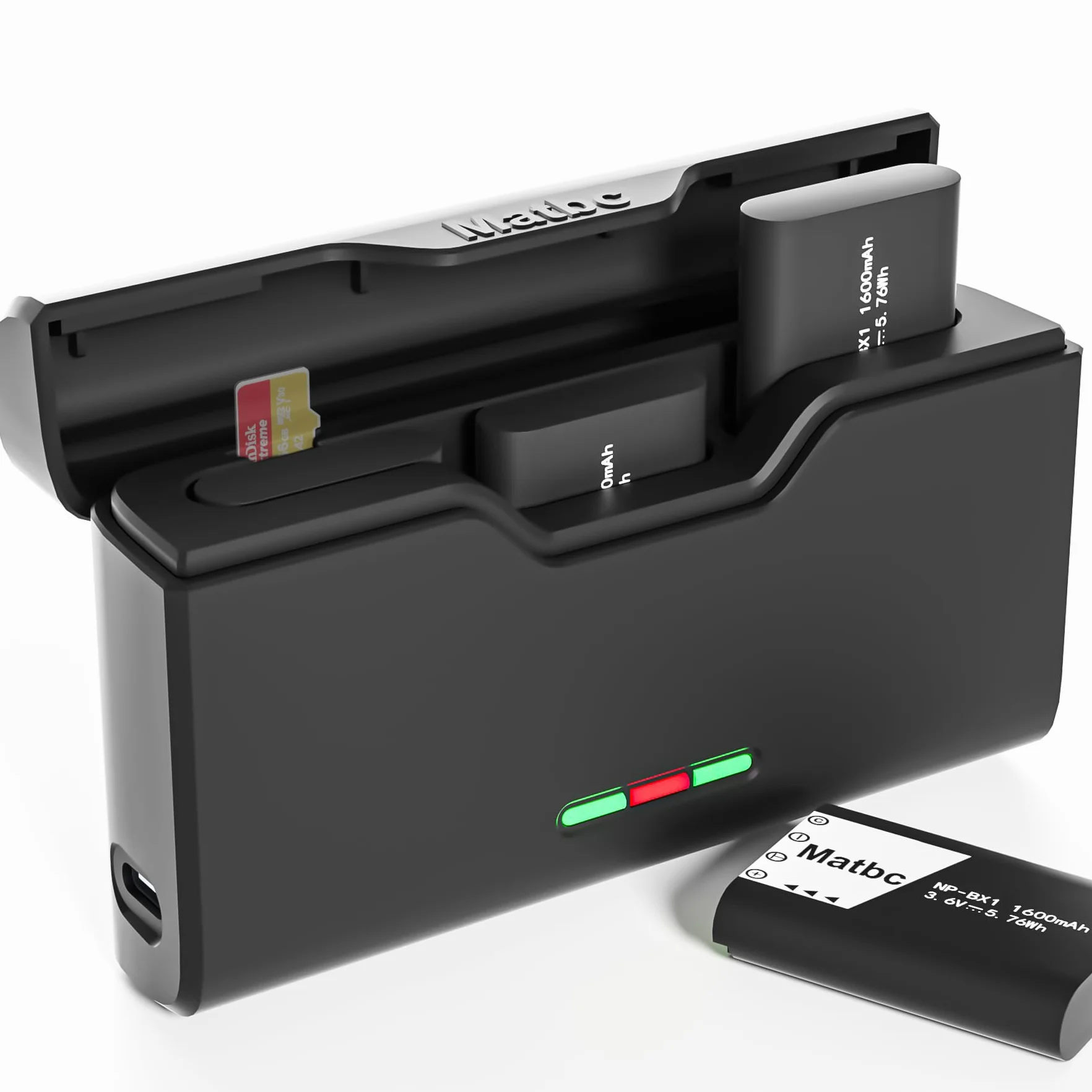 Zamiennik 1600 mAh do baterii Sony NP-BX1 2-pak i 3-kanałowa ładowarka Sony kompatybilna z Sony NP-BX1/M8, ZV-1, ZV-1 II, ZV-1F, DSC-RX100 III, DSC-RX100 IV, DSC-RX1, HX90V, HX80