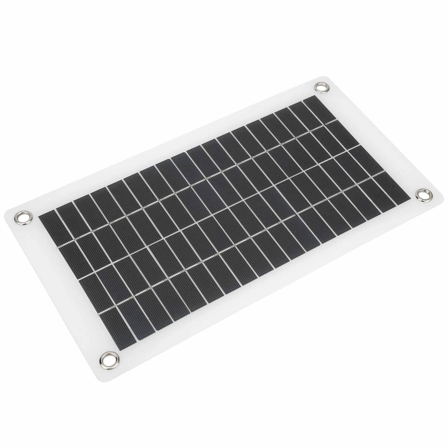 Moduł ogniw słonecznych 10 W 18 V Ładowarka do telefonu 12 V Półelastyczna Podwójne wyjście USB DC Lekka przenośna ładowarka do paneli słonecznych z polikrzemu