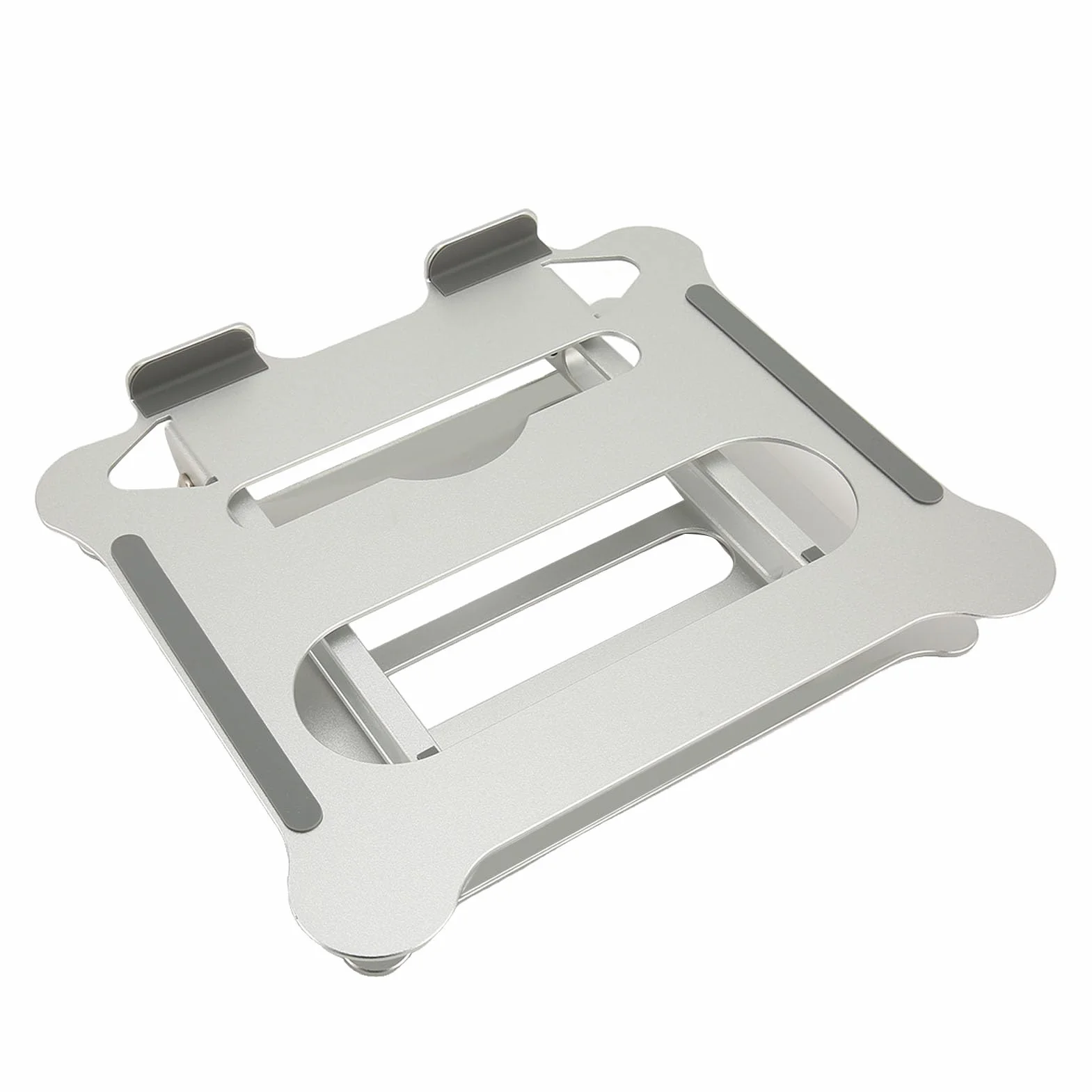 Podstawka do laptopa Srebrna, przenośna, składana, wysuwana, podnoszona podstawka pod komputer chłodząca ze stopu aluminium, z możliwością regulacji kąta