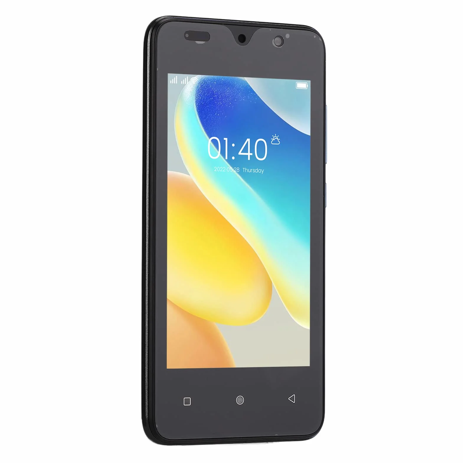 Odblokowany Smartfon, Ekran HD 4,66 Cala, Bateria 2800 MAh, Pamięć RAM 1 GB ROM 8 GB Rozpoznawanie Twarzy, Dual SIM GSM Unlocked 4G LTE Model Międzynarodowy(Czarny)