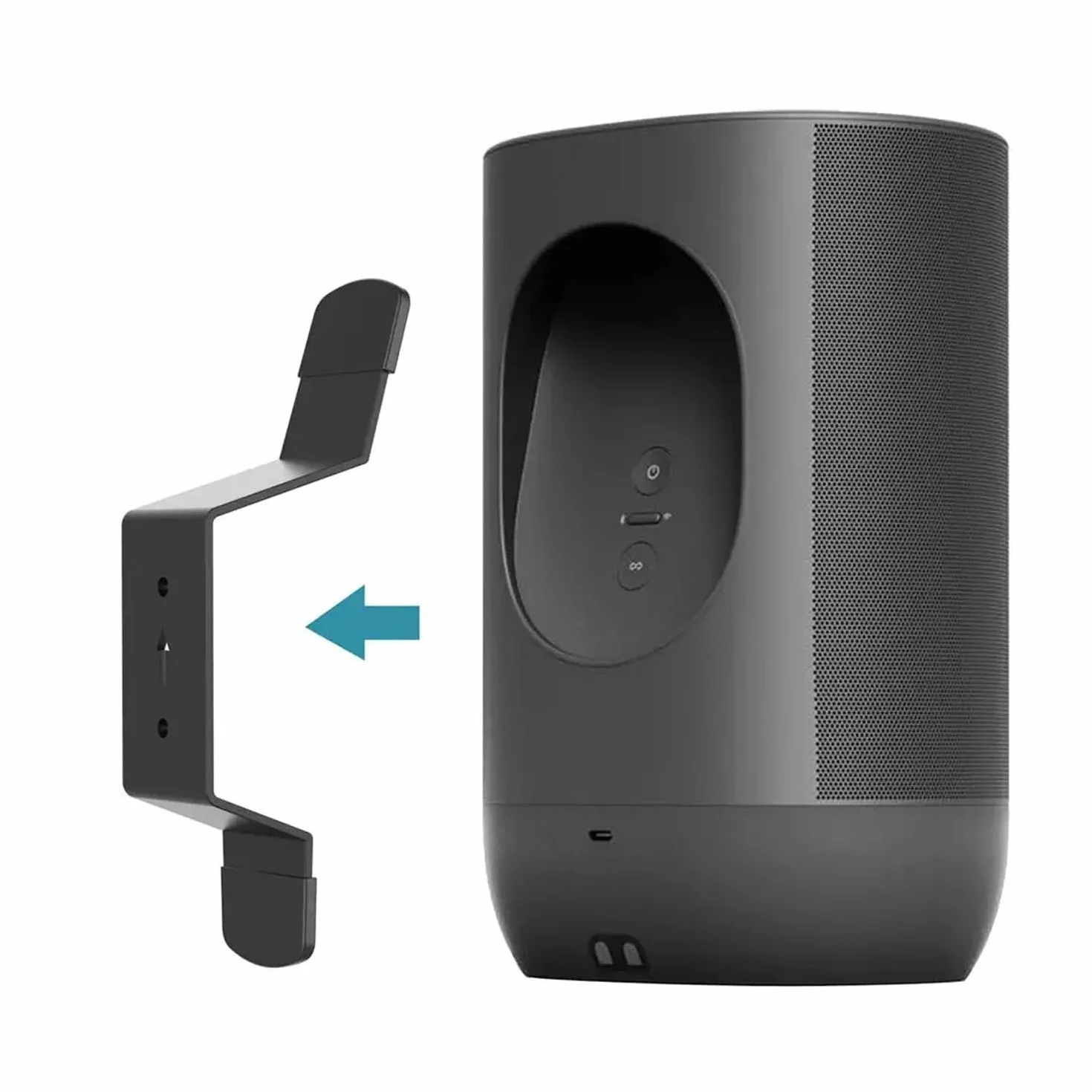 Uchwyt ścienny do Sonos Move/Move 2, stojak montażowy ze stopu aluminium