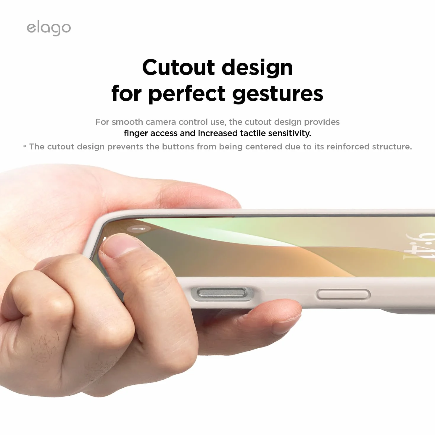 elago Etui na iPhone 16 Pro Silikonowe Ochronne Odporne na Wstrząsy