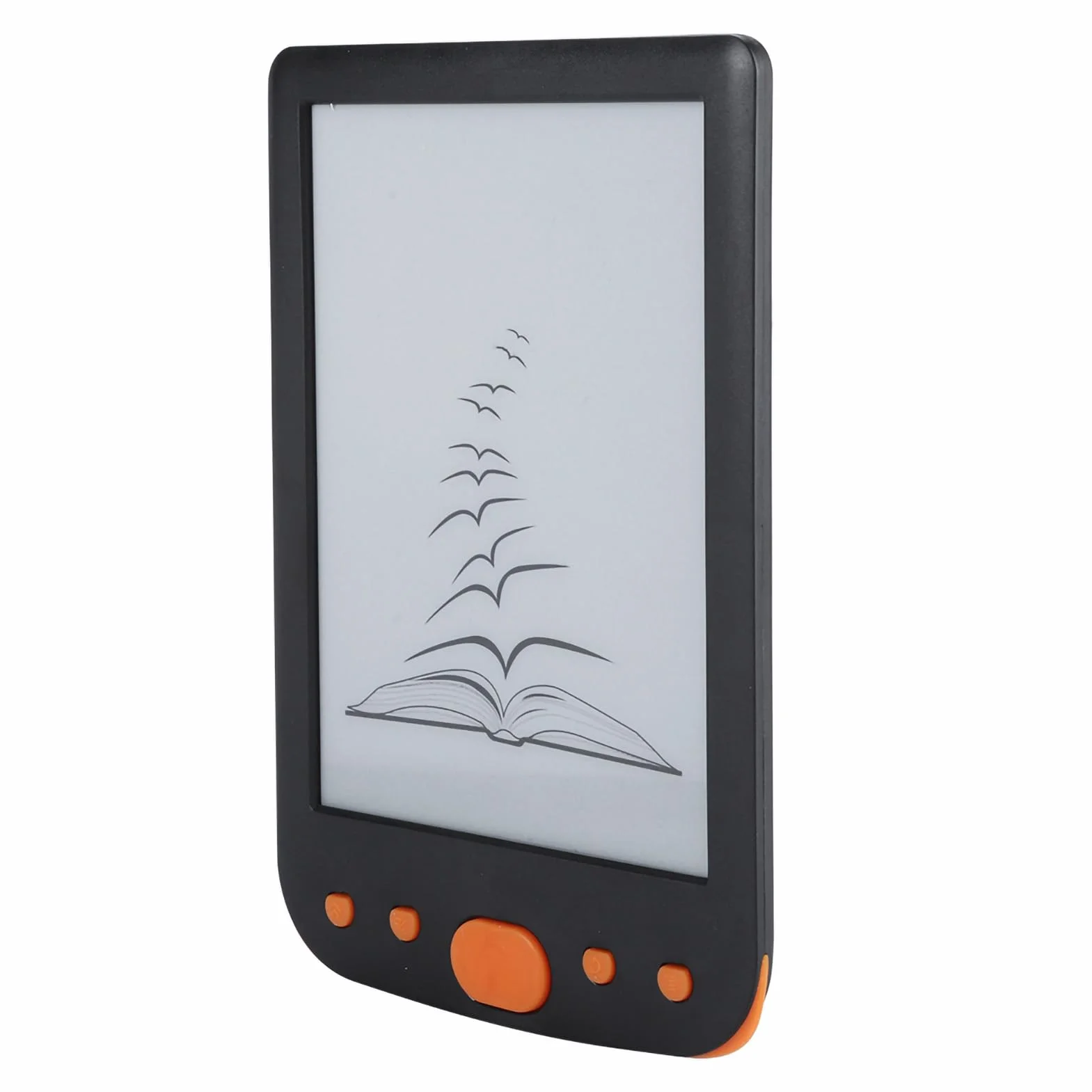 6-calowy Czytnik E-booków, Czytnik E-booków do Czytania Książek do Nauki (ORANGE)