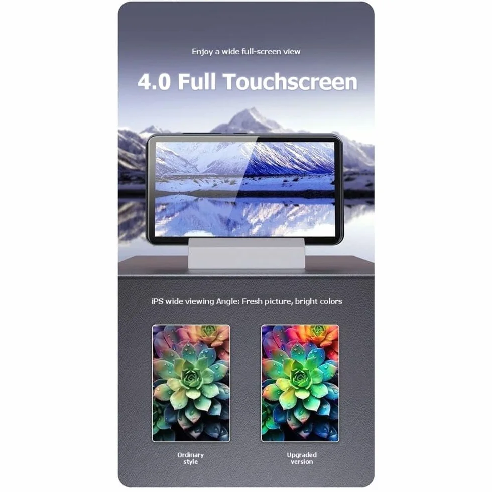 Gniazdo karty TF MP4 przenośny odtwarzacz 32 GB z ekranem 5,0 Android 9.0, funkcja Bluetooth WiFi Audio E-Book