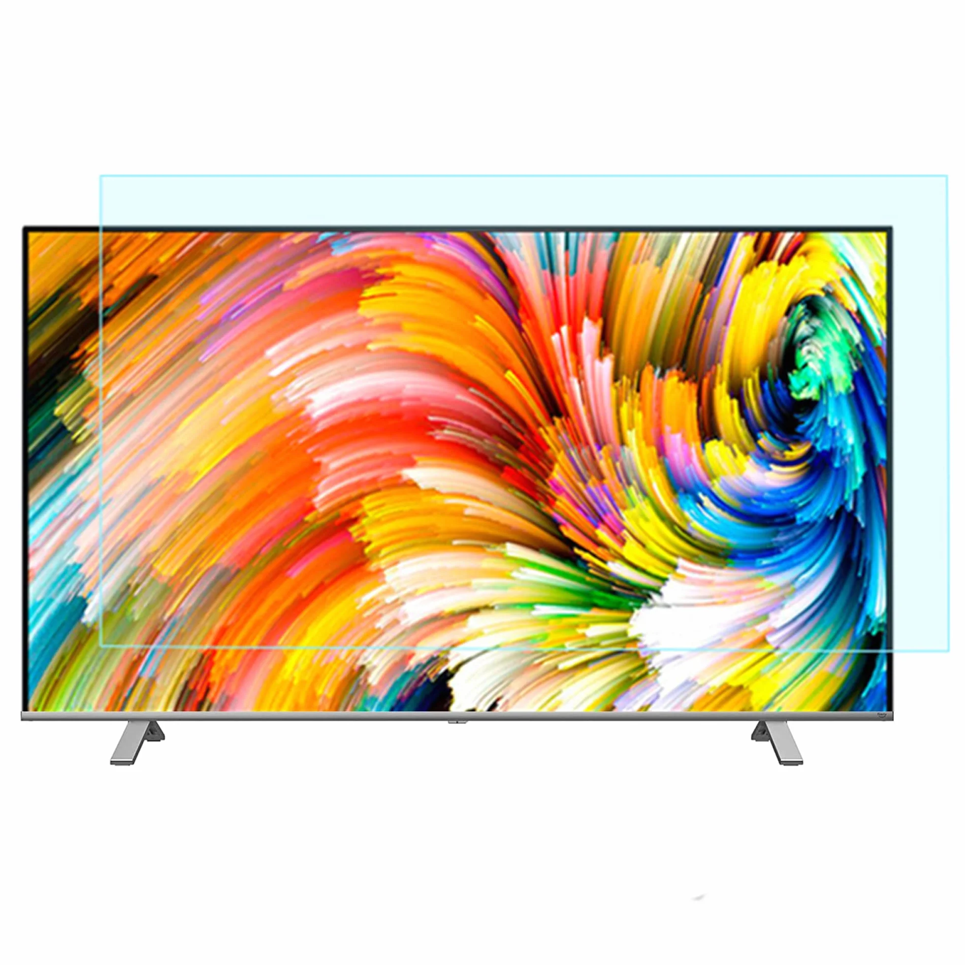 32 cali - 75 cali ochrona ekranu przed niebieskim światłem, filtr przeciwodblaskowy folia ochronna na oczy usuwalna do LCD, LED, 4K OLED i QLED HDTV wyświetlaczy/matowy/75 cali 1645/931 mm