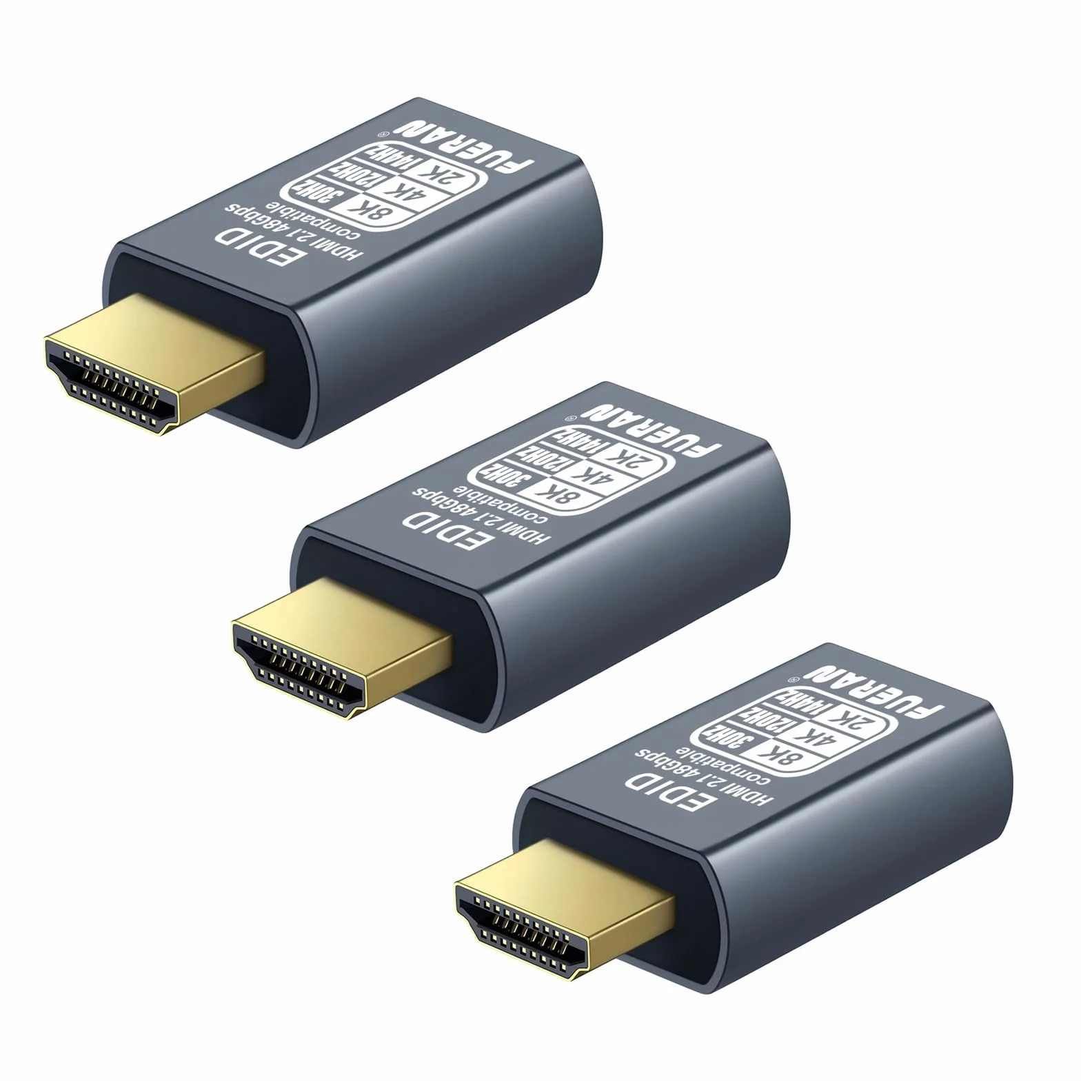 Wtyczka 4K 120Hz HDMI 2.1, emulator wirtualnego wyświetlacza, wtyczka displayport 4k 120 Hz, adapter wyświetlacza z duchem bez głowy, monitor 8K EDID 3840 x 2160 przy 120 Hz (8K-30Hz-3P)