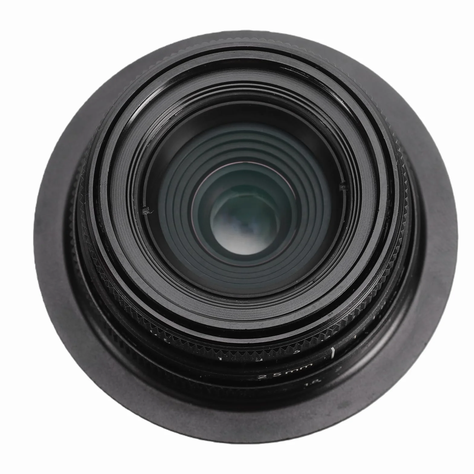 Sxhlseller Obiektyw Manualny 25mm F1.8, Szerokokątny Obiektyw ze stałą przesłoną 8-listkową do Aparatów APS C R7 R10 R50 R100 R50V R5 R6, z Gwintem na Filtr UMC 37mm.