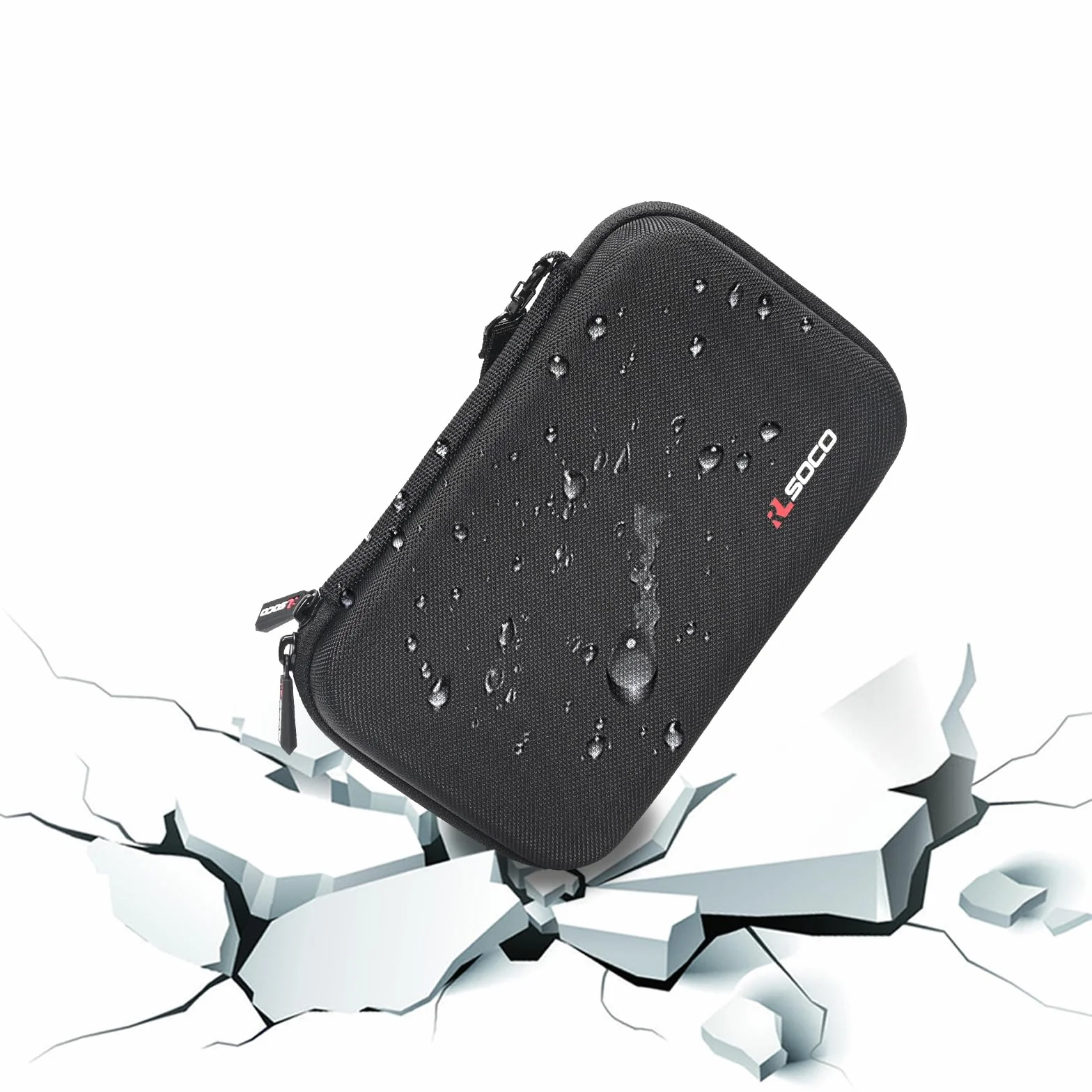Etui do NETGEAR Mobilny Router M3/M1/M2/M5/M6 Pro/M6/M7 Pro Hotspot Nighthawk MH3150/MR1100/MR2100/MR5200 przez RLSOCO - Pasuje do Mobilnego Routera, Ładowarki, Kabla Ładującego (Tylko Etui) (Black)