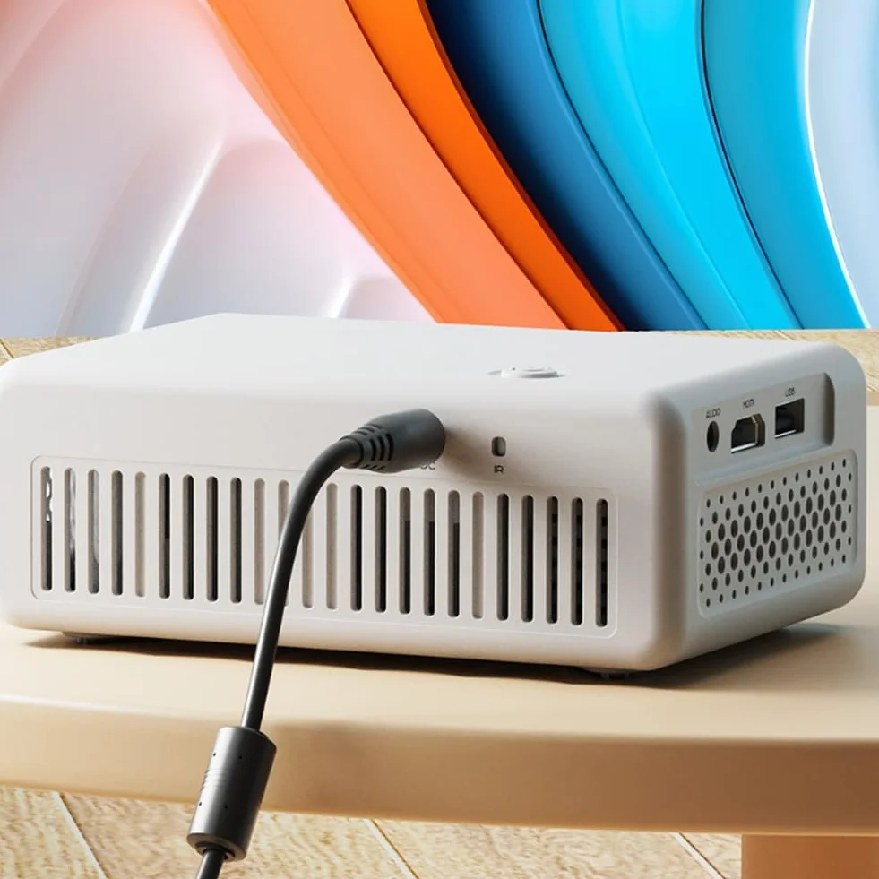 Przenośny mini projektor USB LED Video Projector Wsparcie 1080P domowe odtwarzacz multimedialny dla dzieci