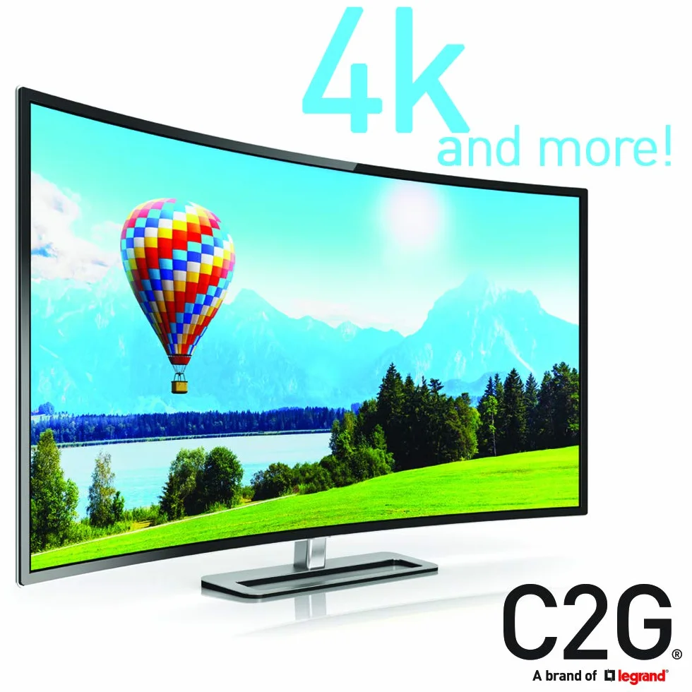 C2G 84293 DisplayPort 1.2 na podwójny HDMI 4K podwójny monitor MST Hub, DP Multi-Stream Transport (MST) rozdzielacz wielu monitorów, czarny