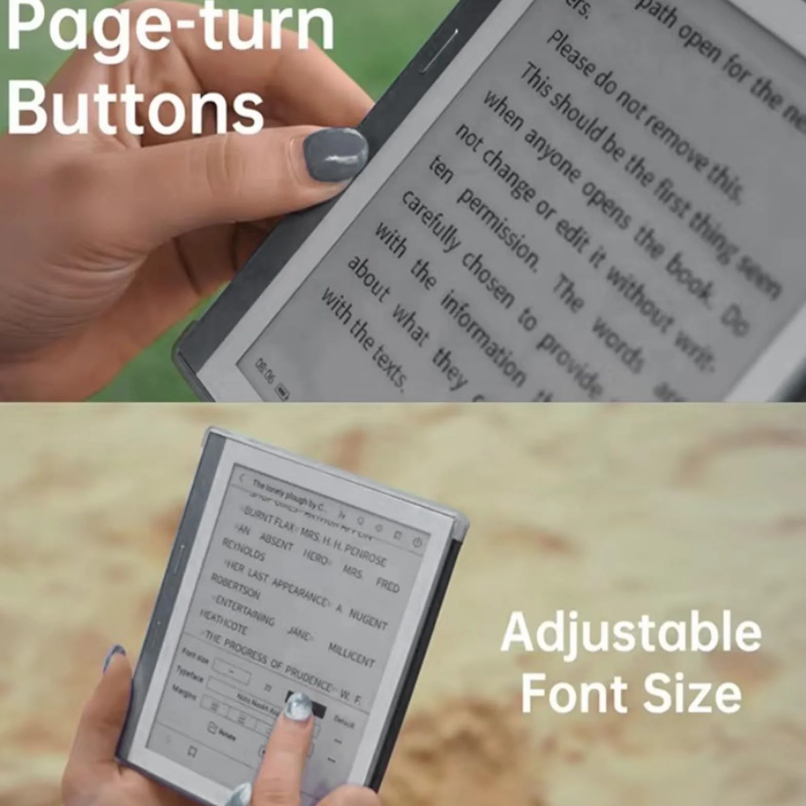 E Reader, 5.76 HD Touch Ecreen Electronic Book Reader z Wi -Fi & Bluetooth, 1 GB RAM 32 GB ROM 198ppi E Tablet z Automatem do Mikro -pamięci, na Android (PUSOKEI8sn2eg450z-11)